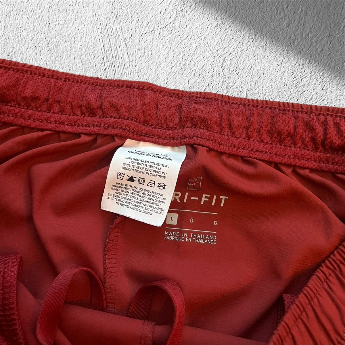 Nike Nike Red Dri-Fit Training Shorts — Large Size US 32 / EU 48 - 3 Thumbnail