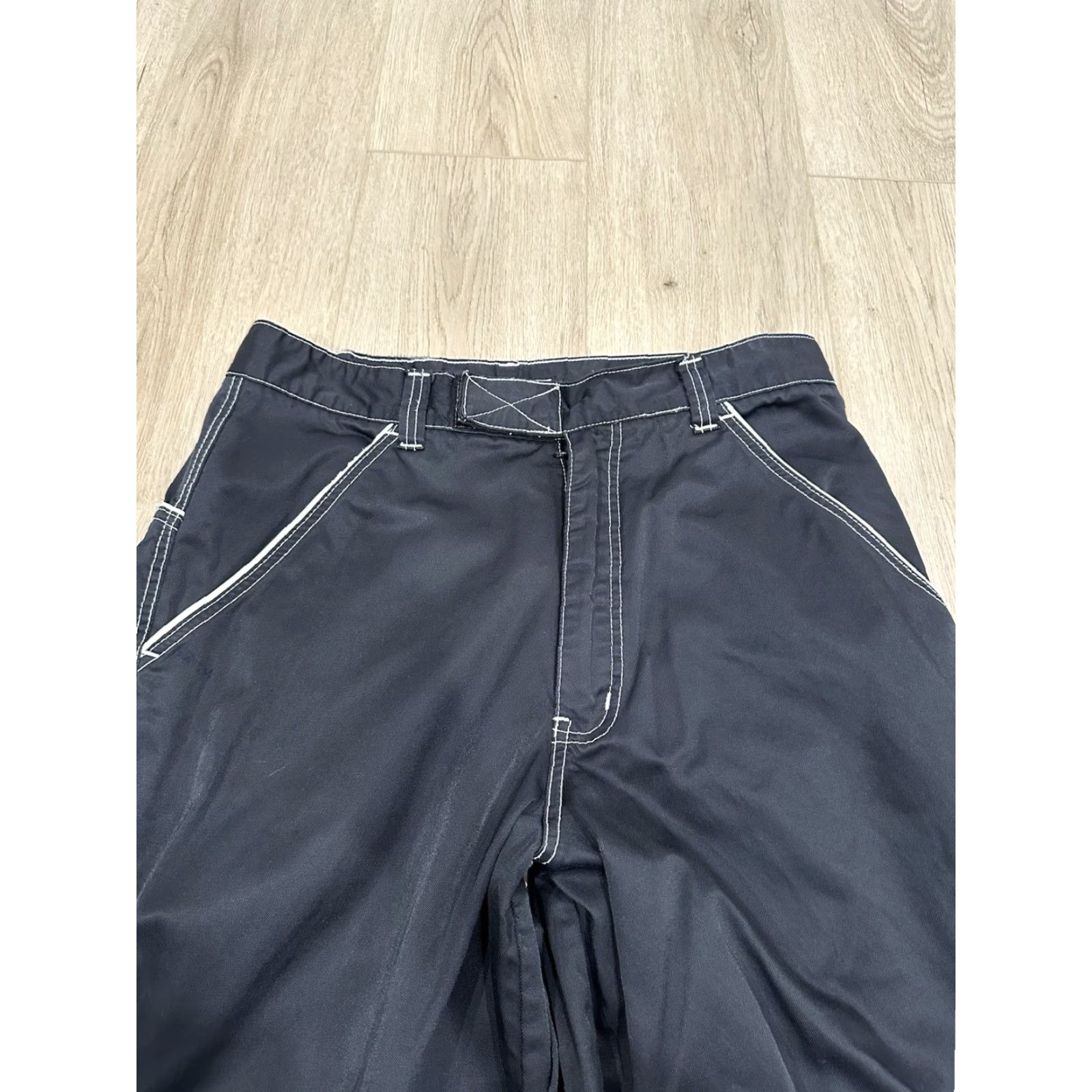 Vintage VINTAGE Macgear Rave Pants Cargo Wide-Leg 34x31 Black 90s Y2K Grunge Hip Hop Vintage Rave Pants Mens Womens Unisex Adults Baggy Size US 34 / EU 50 - 5 Thumbnail