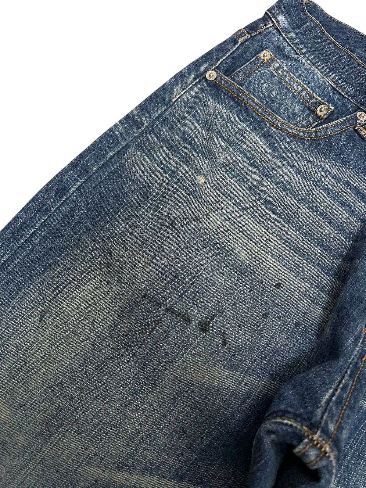 A.P.C. Vintage A.P.C Clawmark Selvedge Distressed Denim Jean Size US 34 / EU 50 - 10 Thumbnail