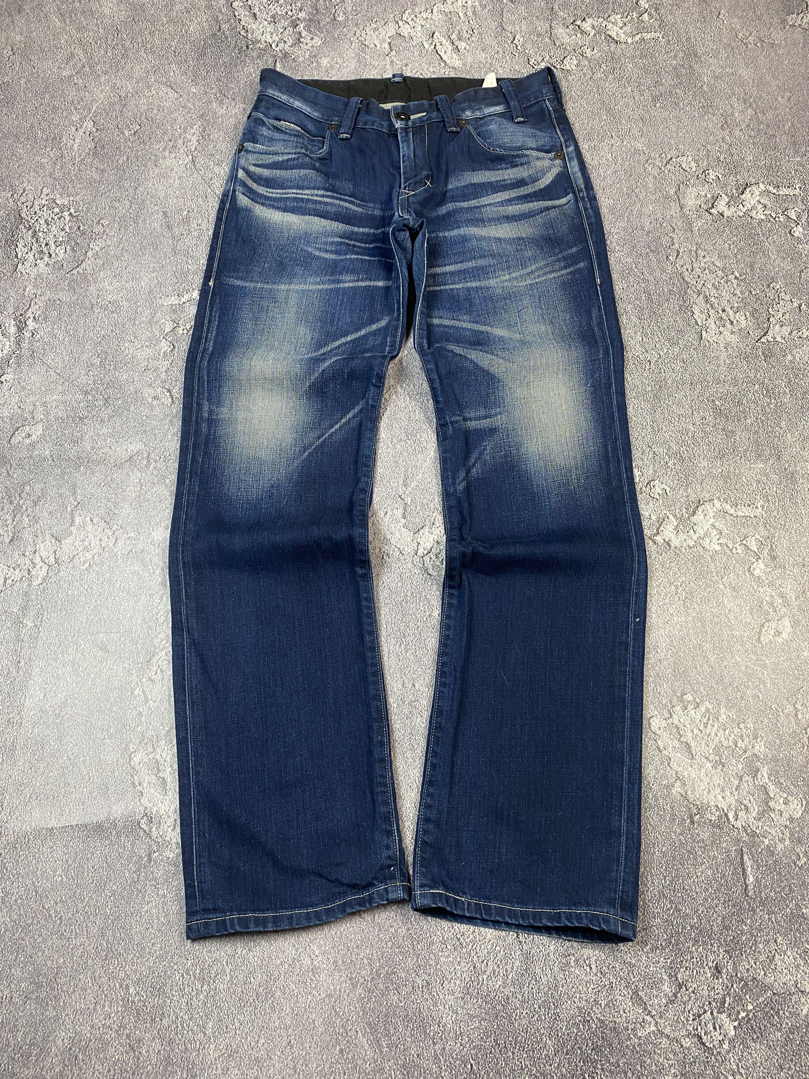 Levi's VTG Levi's 504 Crazy Faded Blue Straight Fit Jeans Size US 32 / EU 48 - 4 Thumbnail