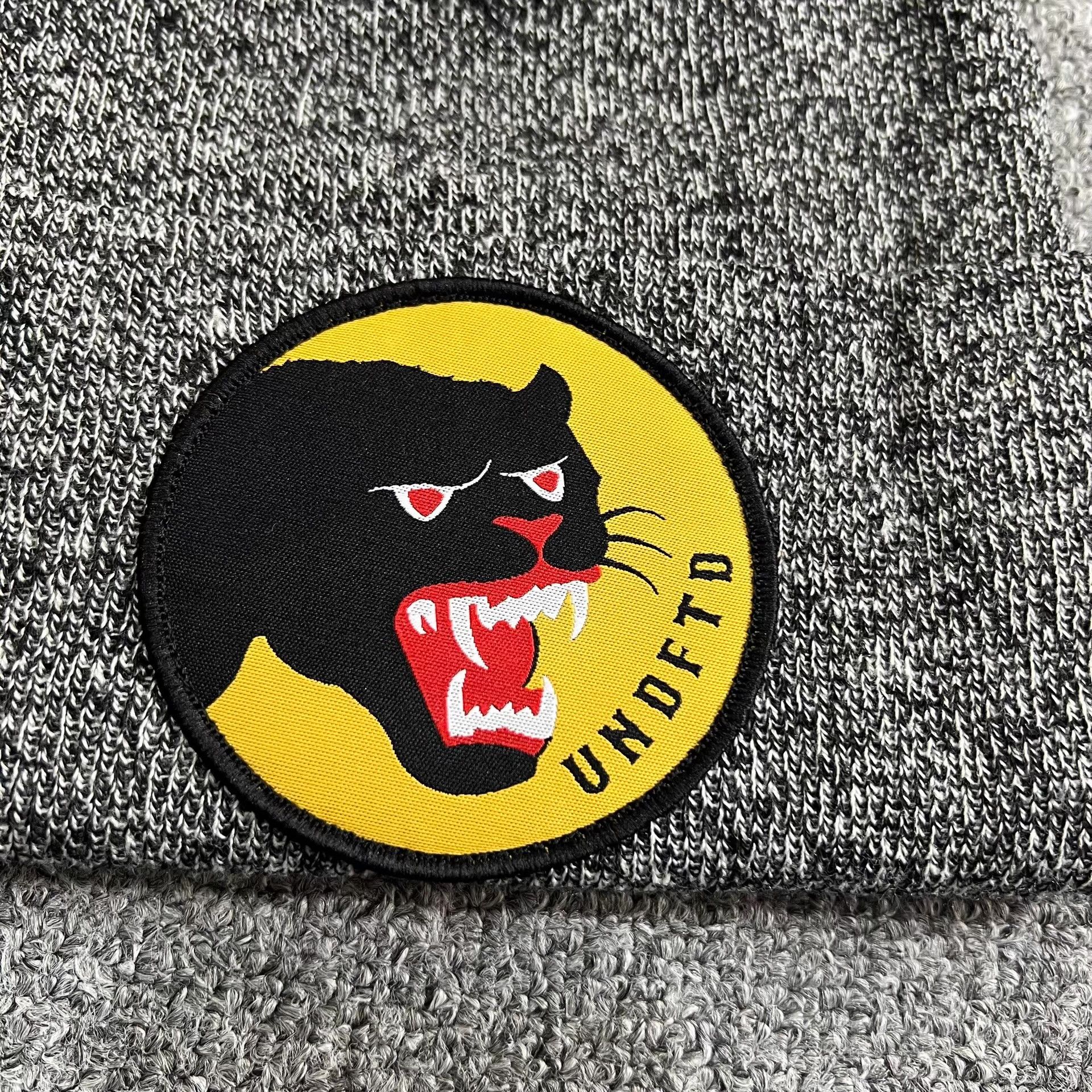 Undefeated Undefeated Big Leopard Head Embroidered Knitted Beanie Q7 Size ONE SIZE - 2 Thumbnail
