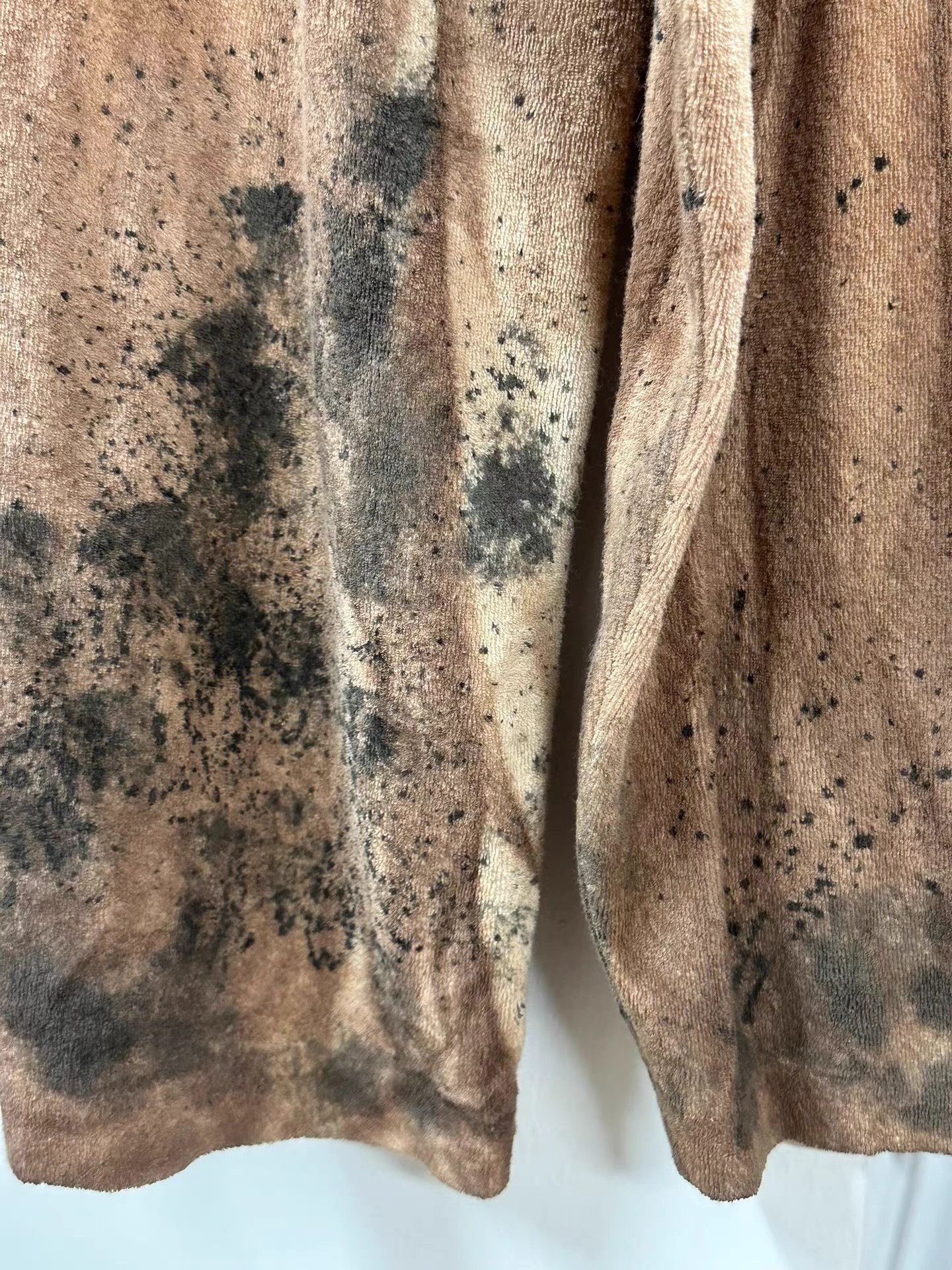 Yohji Yamamoto Yohji Yamamoto Vintage Tie-Dye Fur Collar Shirt K20 Size US M / EU 48-50 / 2 - 9 Thumbnail