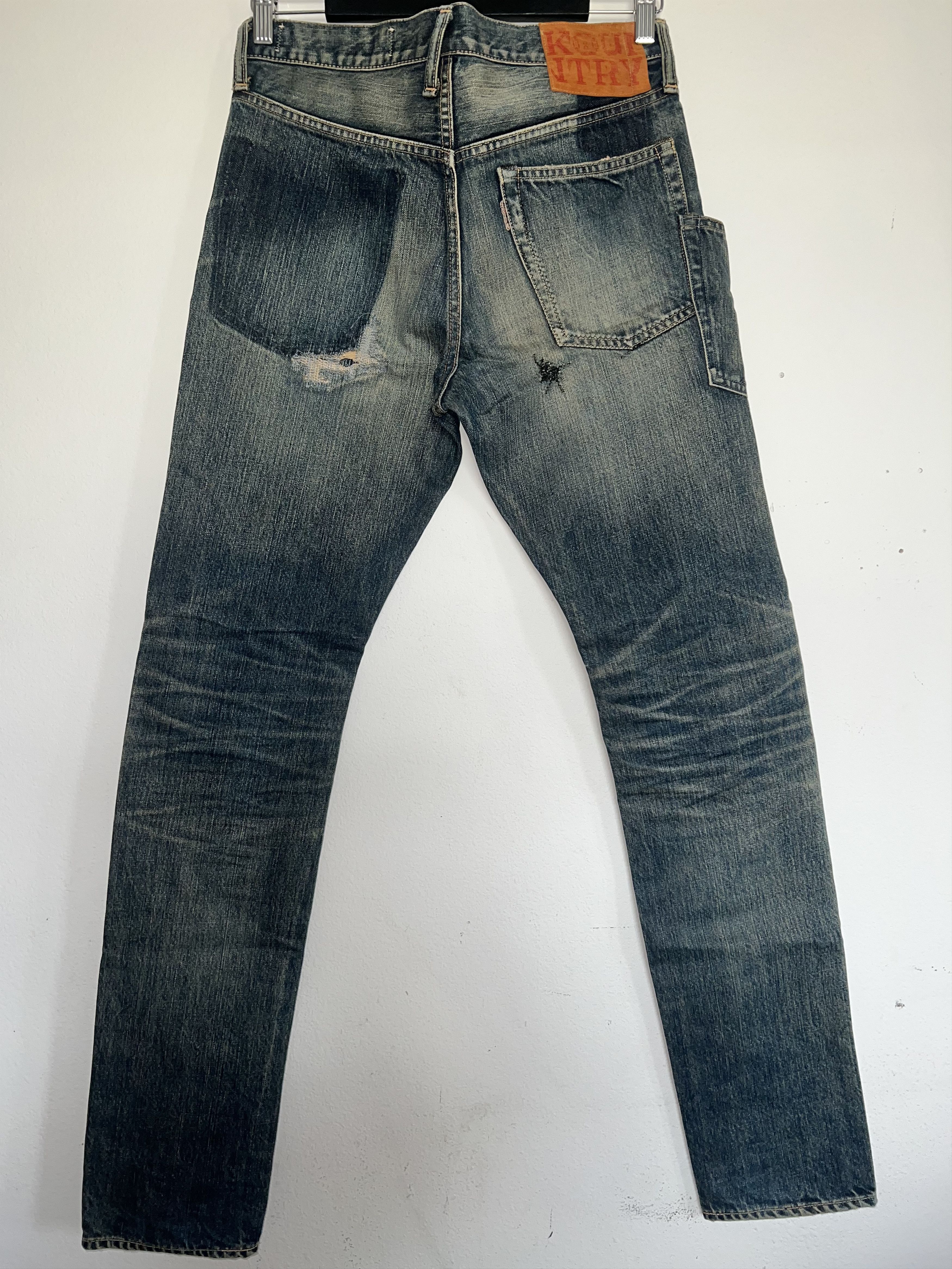 Kapital Kapital boro biker denim Size US 31 - 2 Thumbnail
