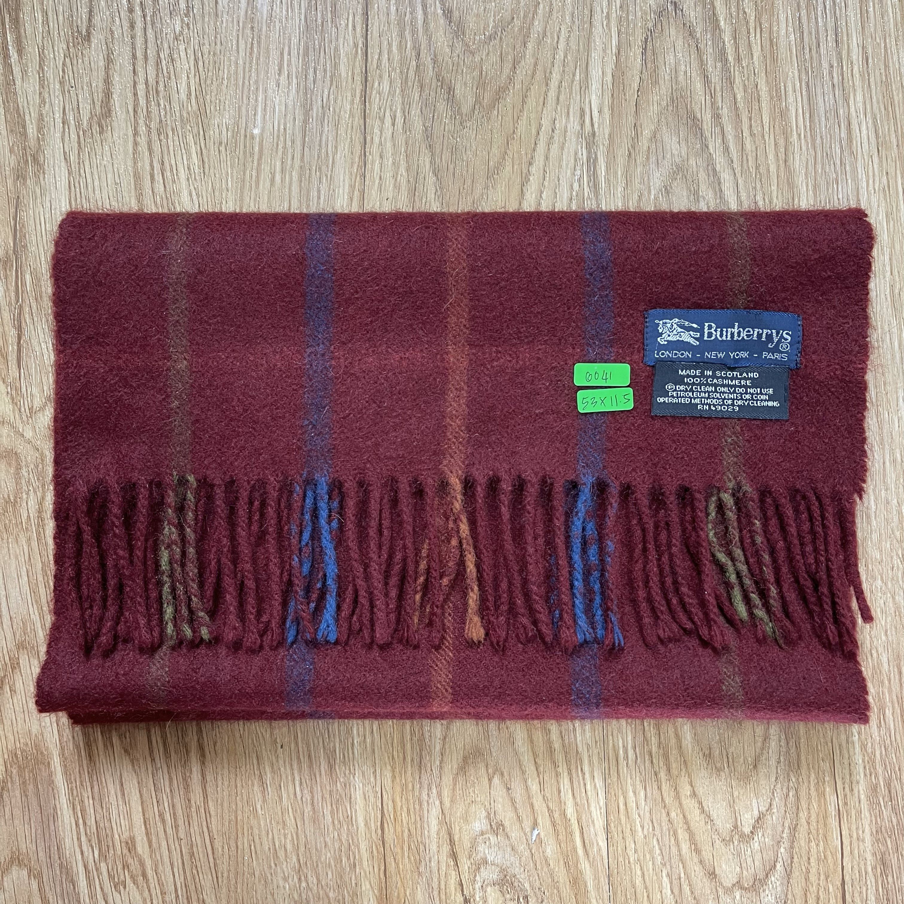 Burberry Vintage Burberry Scarf / Muffler - 6041 Size ONE SIZE - 9 Thumbnail