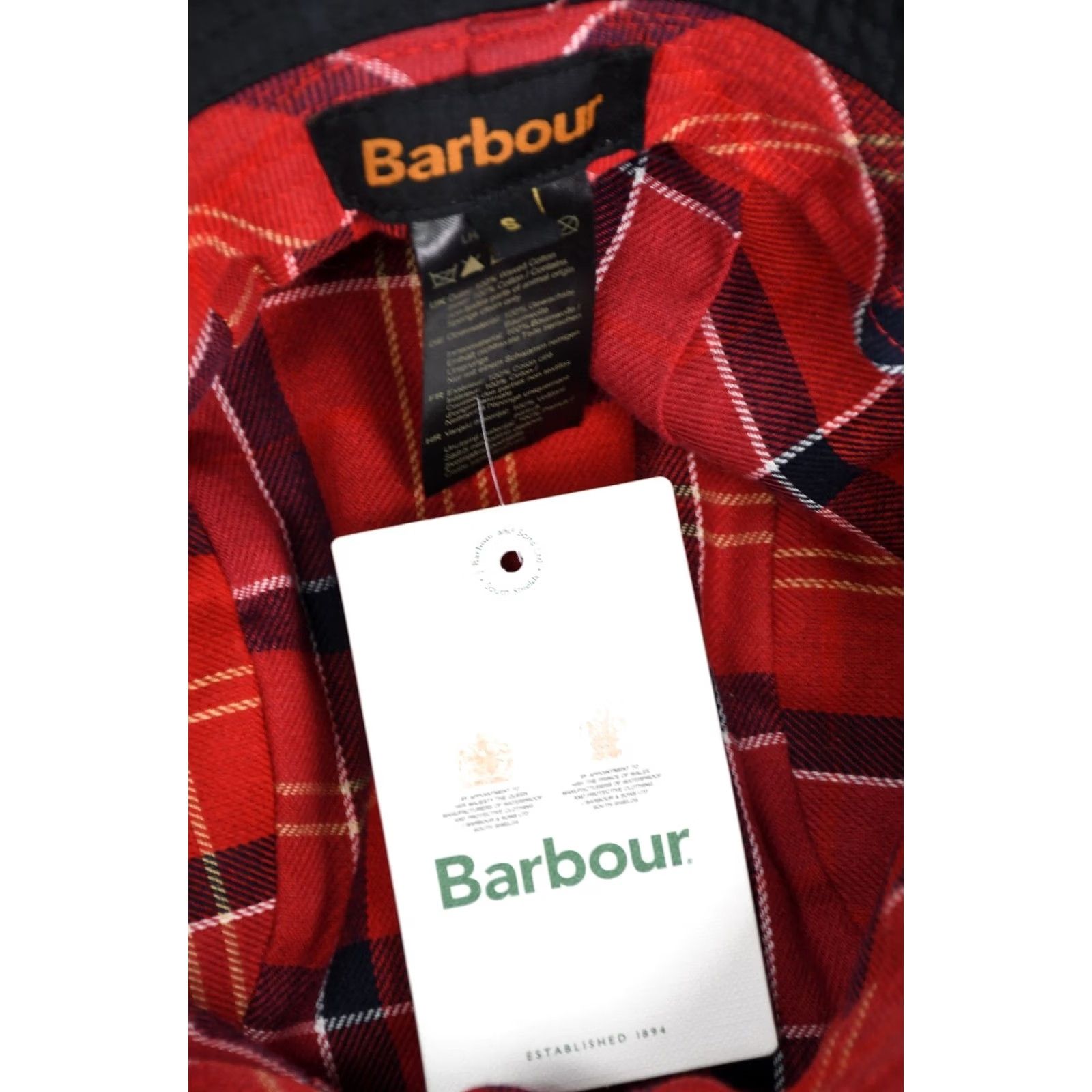 Barbour Barbour Briar Trench Hat Waxed Women's S Hat Brown Cotton Bucket Vintage No 0 Size ONE SIZE - 4 Thumbnail