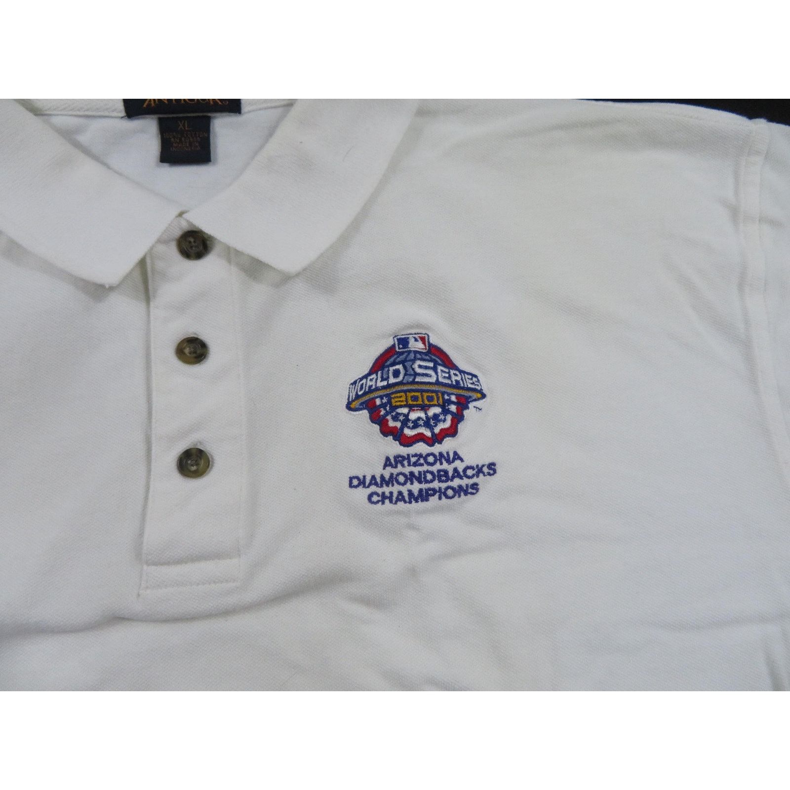 Antigua Arizona Diamondbacks 2001 World Series Champions Shirt XL Size US XL / EU 56 / 4 - 2 Thumbnail