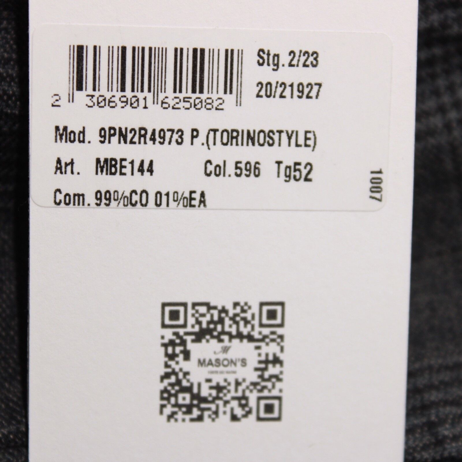 Mason's Mason's New with tags Chino Size 36 US In Gray Size US 36 / EU 52 - 5 Thumbnail