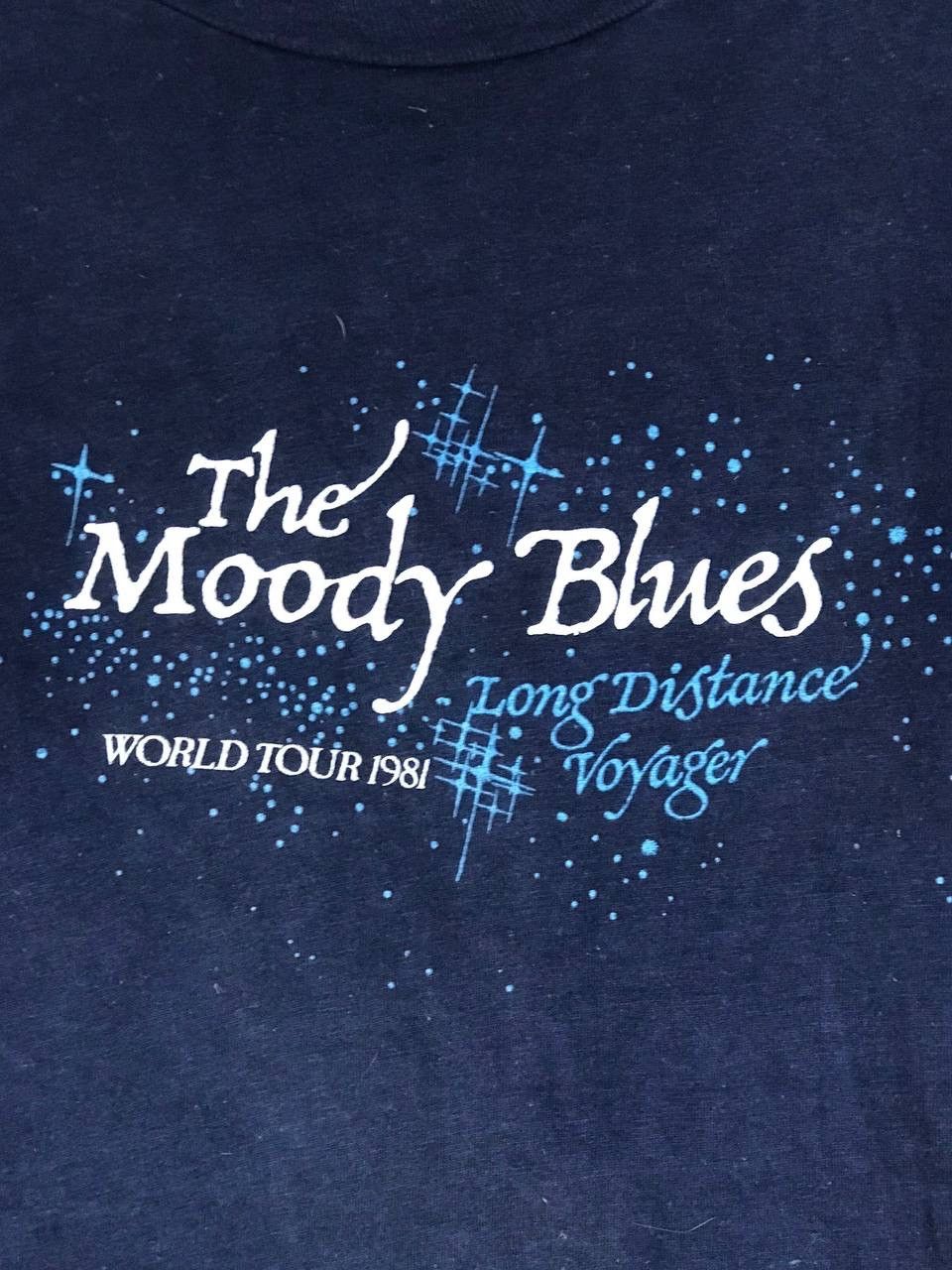 Band Tees Vintage 1981 The Moody blues band clair brothers phase linea Size US L / EU 52-54 / 3 - 3 Thumbnail