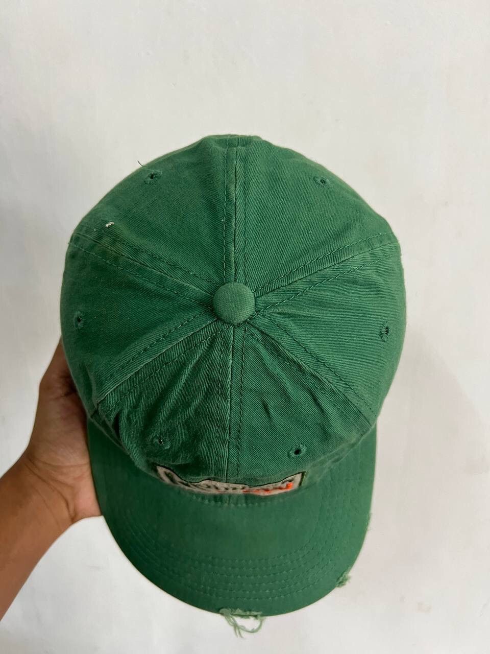 Mountain Dew Mountain Dew Distressed Fitted Hat Size ONE SIZE - 8 Thumbnail