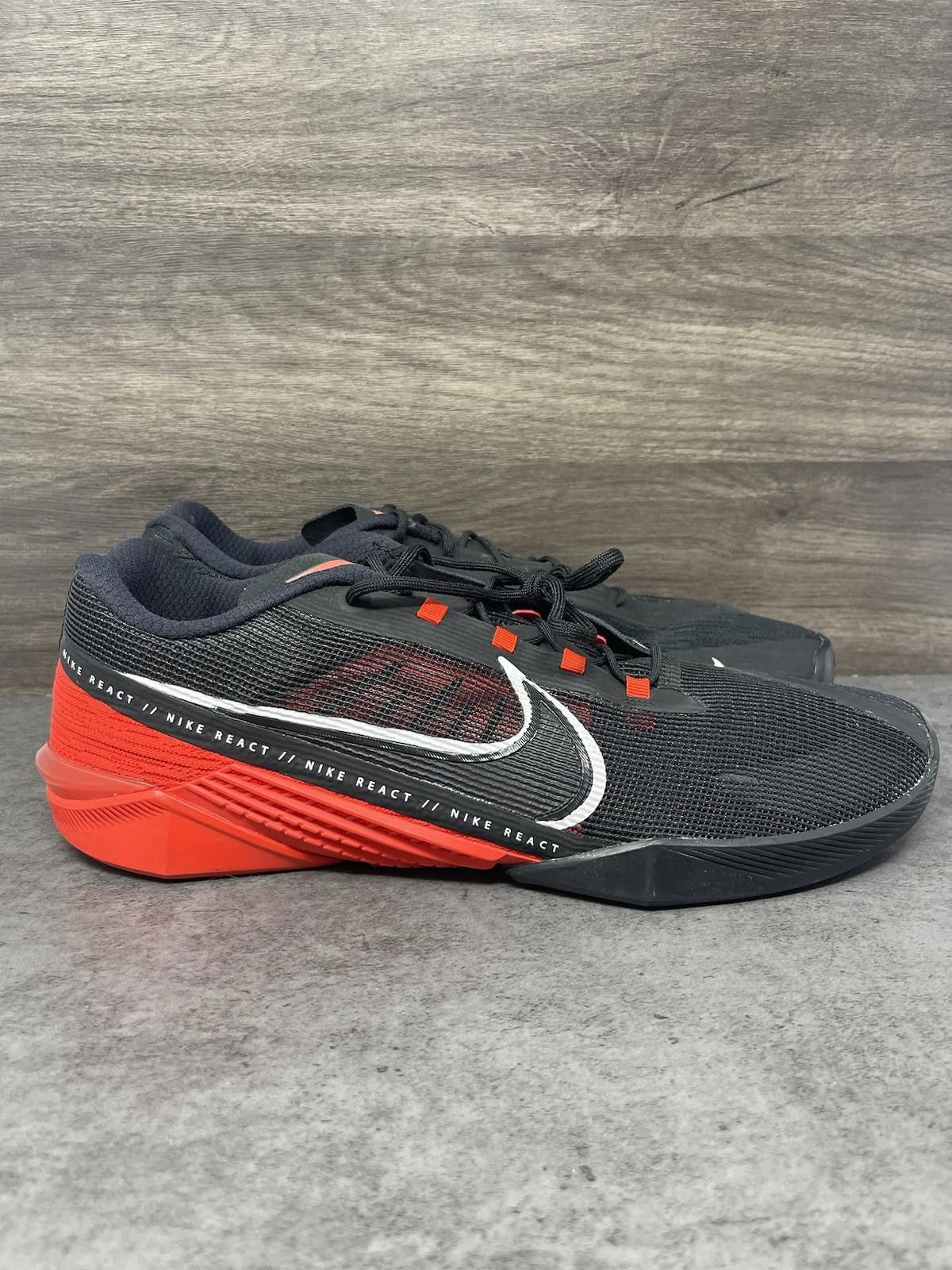 Nike Nike React Metcon Turbo Shoes Mens Size 15 Black Red Size US 15 / EU 48 - 5 Thumbnail