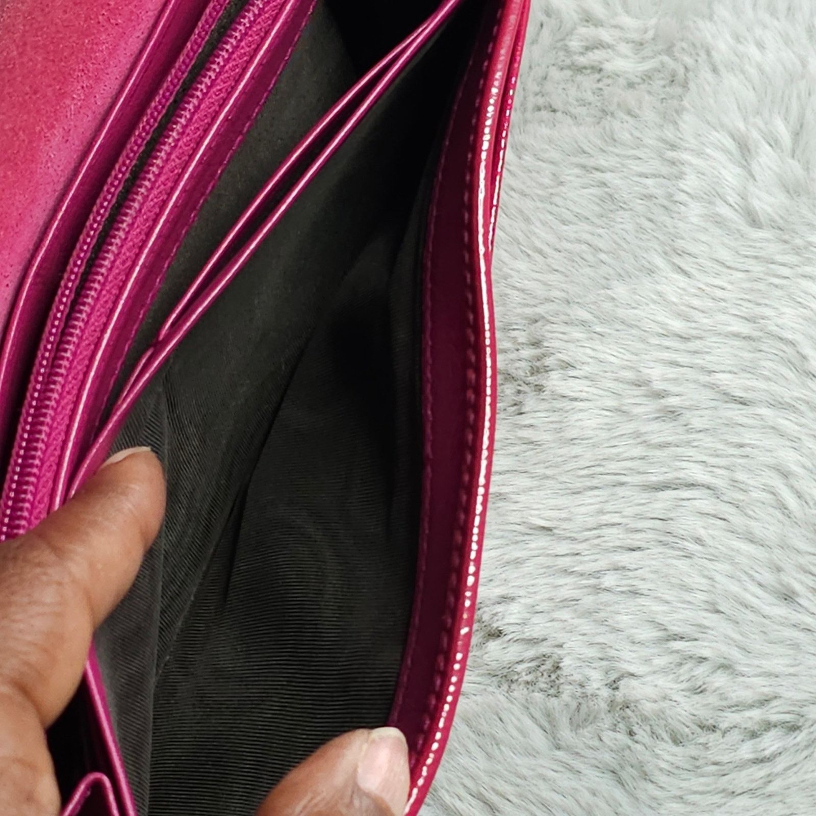 Gucci *Authentic**Gucci Soho GG Leather Continental Wallet - Red Size ONE SIZE - 11 Thumbnail