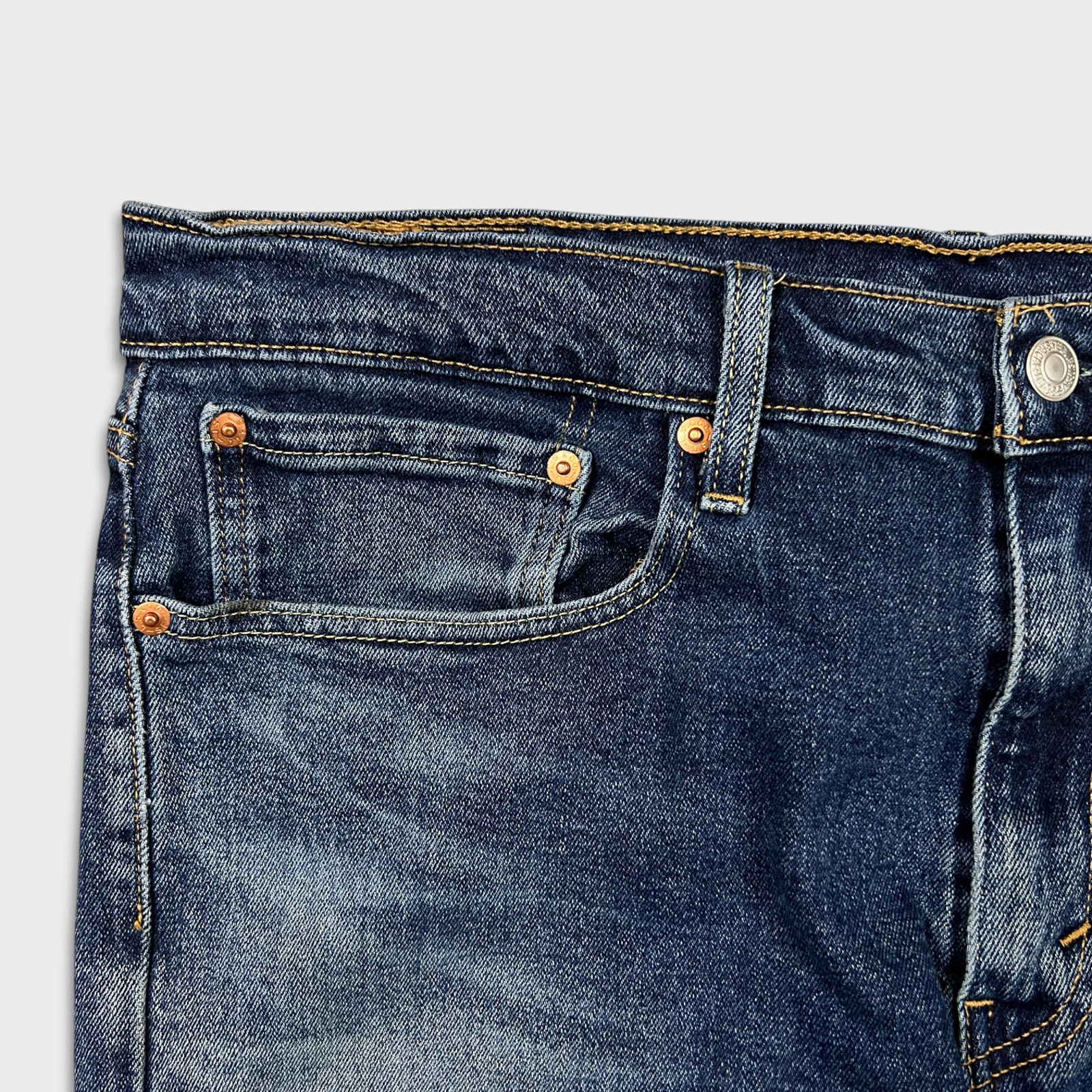 Levi's × Vintage Levi's 502 Jeans 34x30 Regular Taper American Denim Pants Size US 34 / EU 50 - 3 Thumbnail