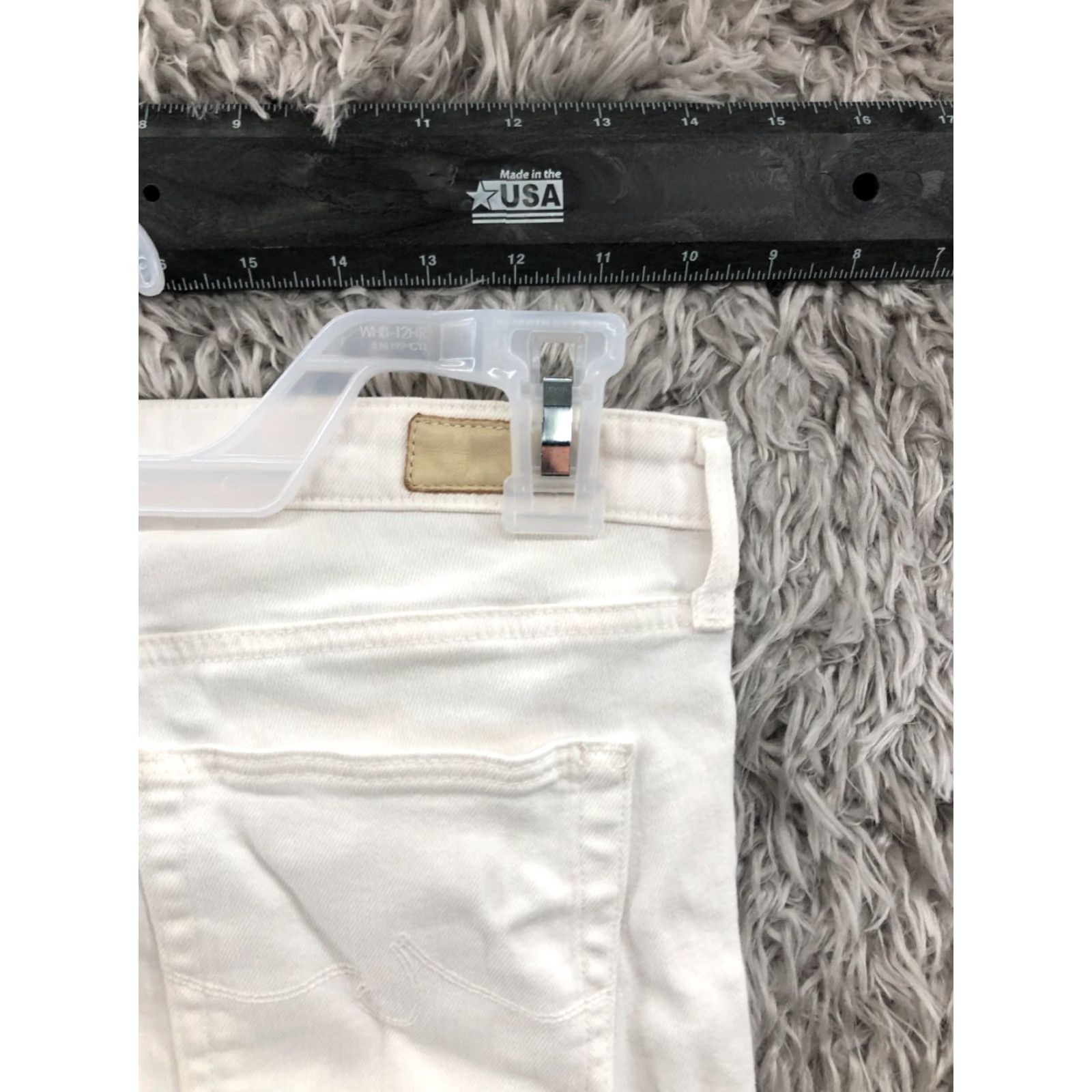 Denime AG Prima Ankle Jeans Size 27 Womens Mid Rise Dark Wash White Denim Size 27" / US 4 / IT 40 - 6 Thumbnail