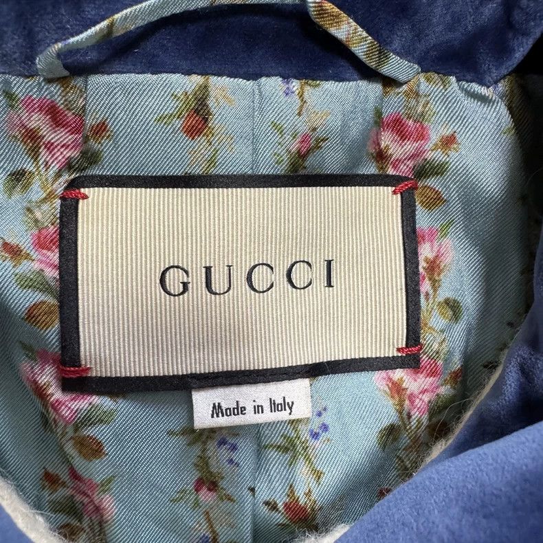 Gucci GucciBeige lion head button multi-pocket small lapel wool c Size XS / US 0-2 / IT 36-38 - 7 Thumbnail