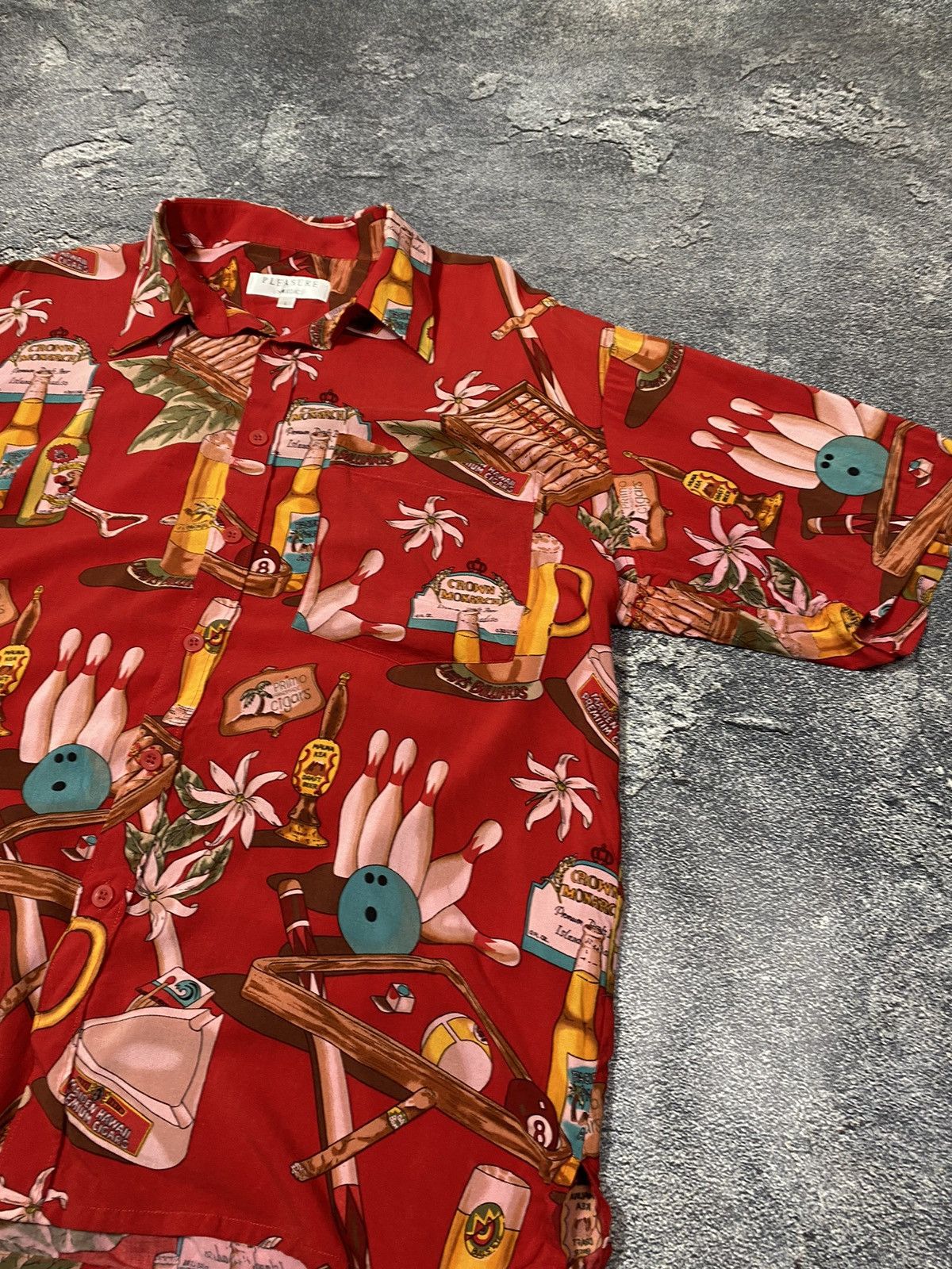Japanese Brand × Vintage Vintage PLEASURE Nordic Hawaii Mambo shirt Size US L / EU 52-54 / 3 - 3 Thumbnail