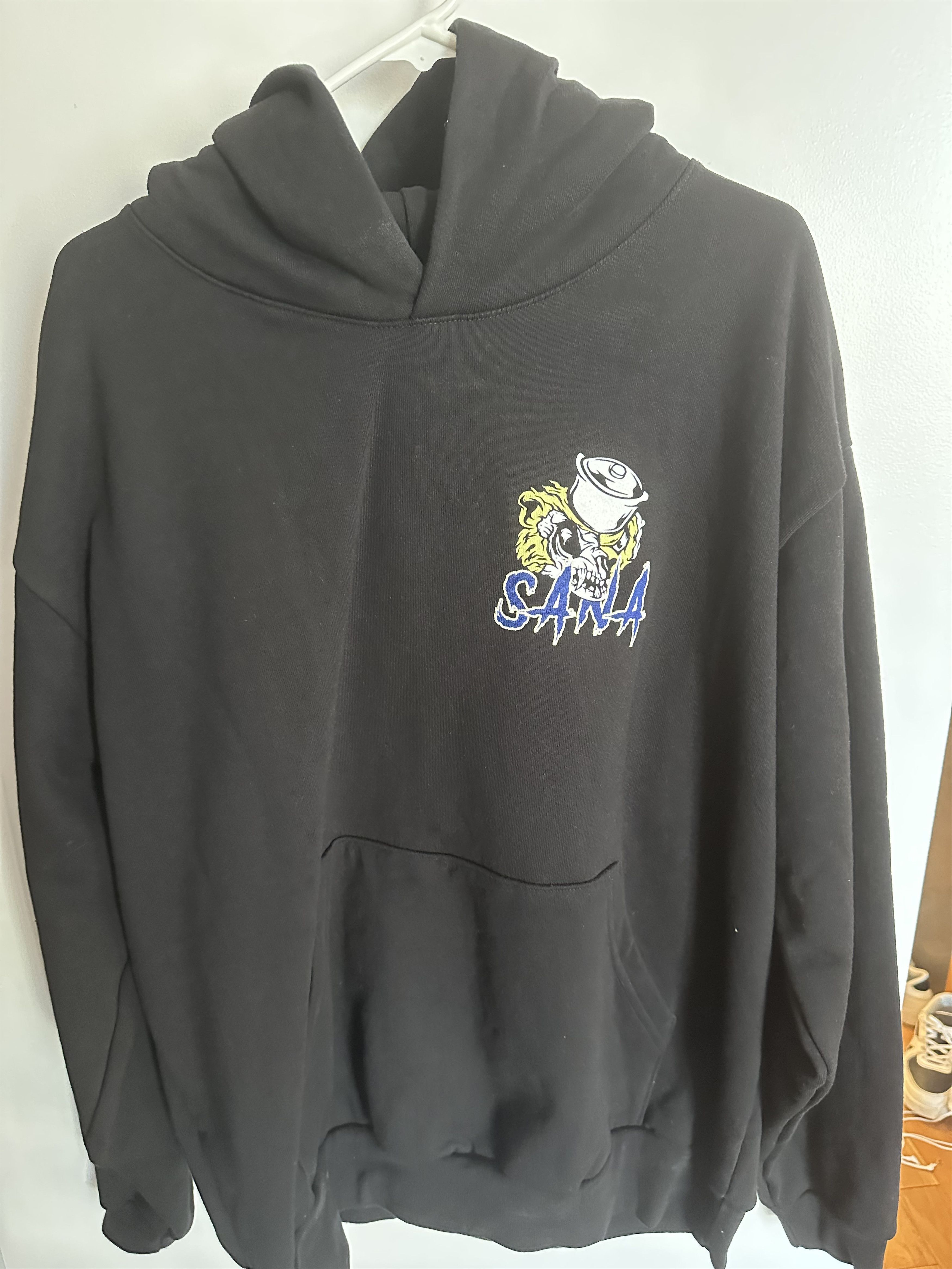 SANA Sana Detroit Michigan Rivalry Hoodie Sweatshirt Black Size US XL / EU 56 / 4 - 1 Thumbnail