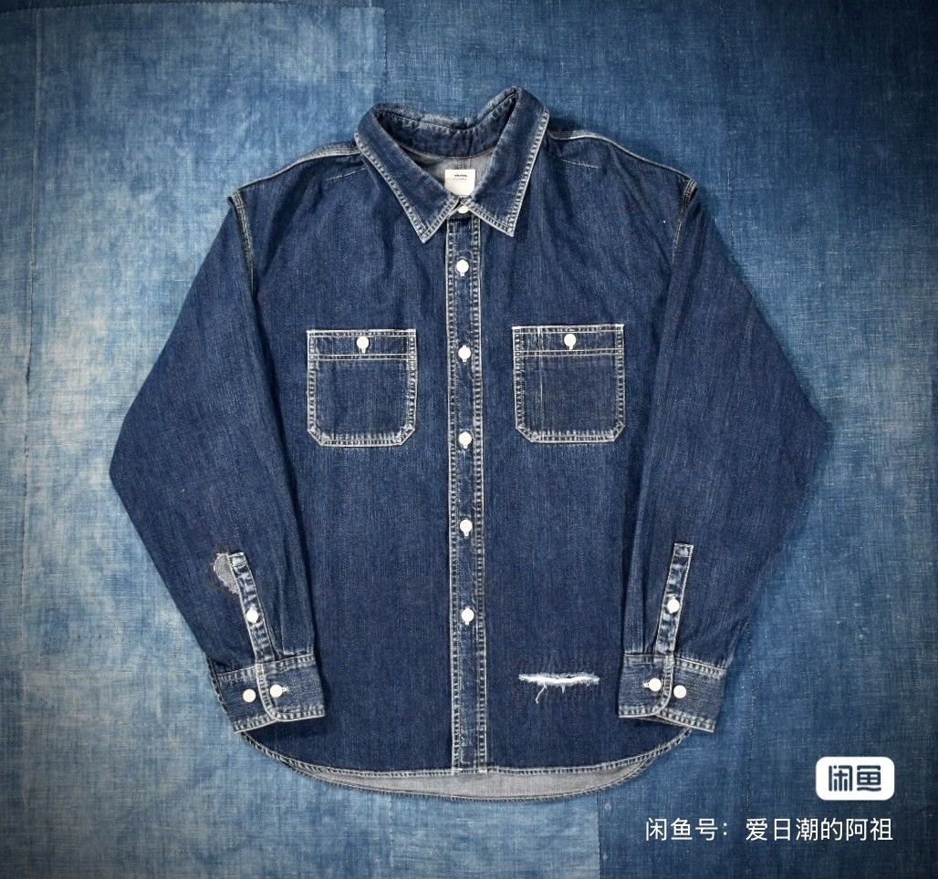 Visvim Visvim 20ss Lumber Shirt Damaged，size3 Size US L / EU 52-54 / 3 - 1 Thumbnail