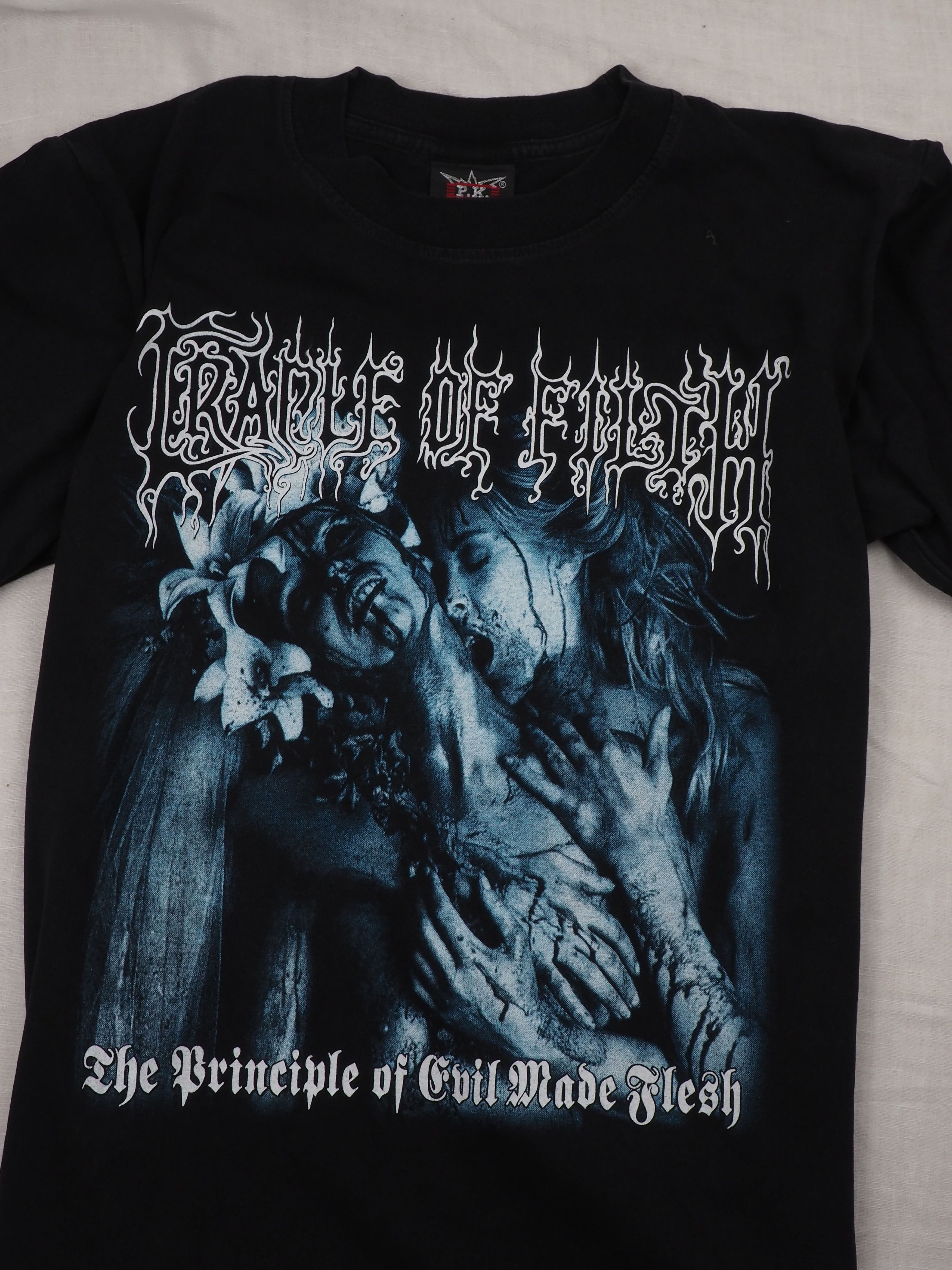 Band Tees Cradle of Filth The Principle of Evil Made Flesh Vintage Tee Size US M / EU 48-50 / 2 - 2 Thumbnail