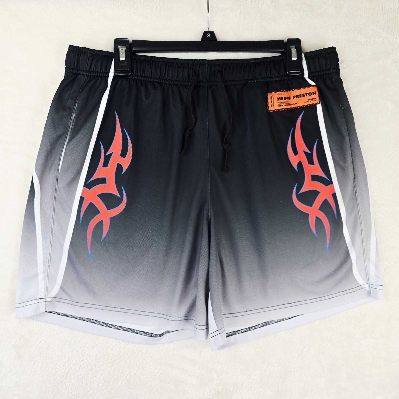 Heron Preston Heron Preston Dry Fit Shorts Mens XXL Y2K Tribal Flames Size US 34 / EU 50 - 2 Thumbnail