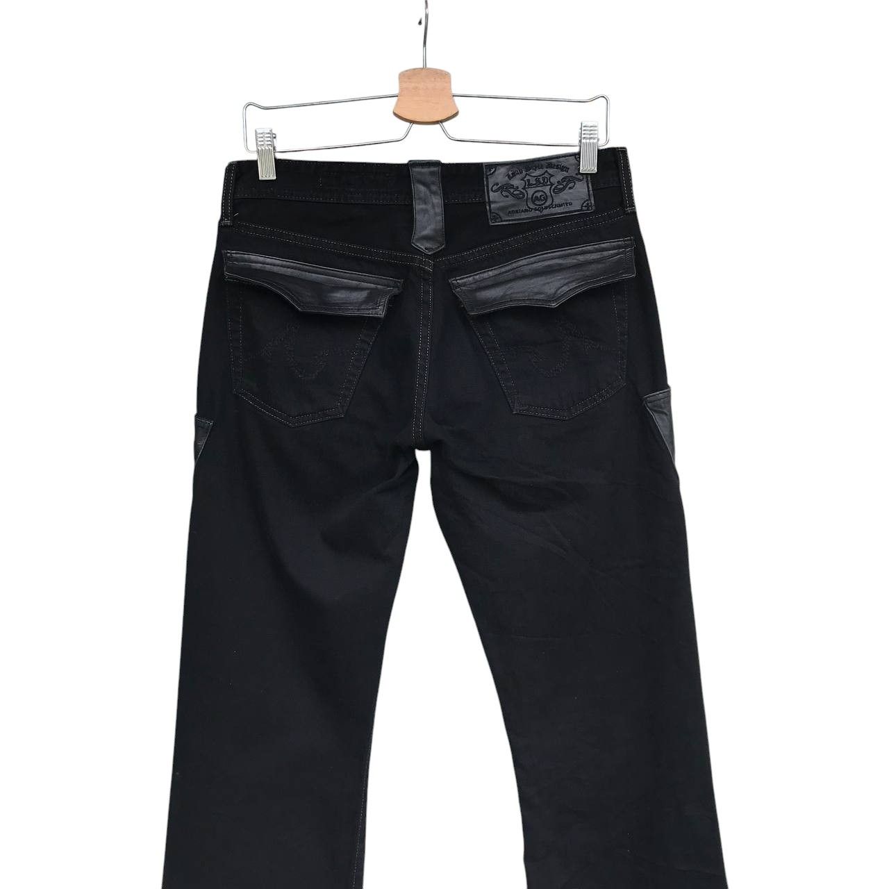 AG Adriano Goldschmied BOOTCUT AG Adriano Goldschmied "The Fillmore" Leather Pocket Size US 29 - 8 Thumbnail