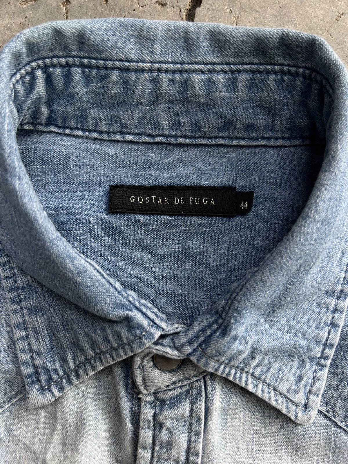 GOSTAR DE FUGA 2000s GOSTER DE FUGA TWO TONE WESTERN DENIM JACKET Size US S / EU 44-46 / 1 - 3 Thumbnail