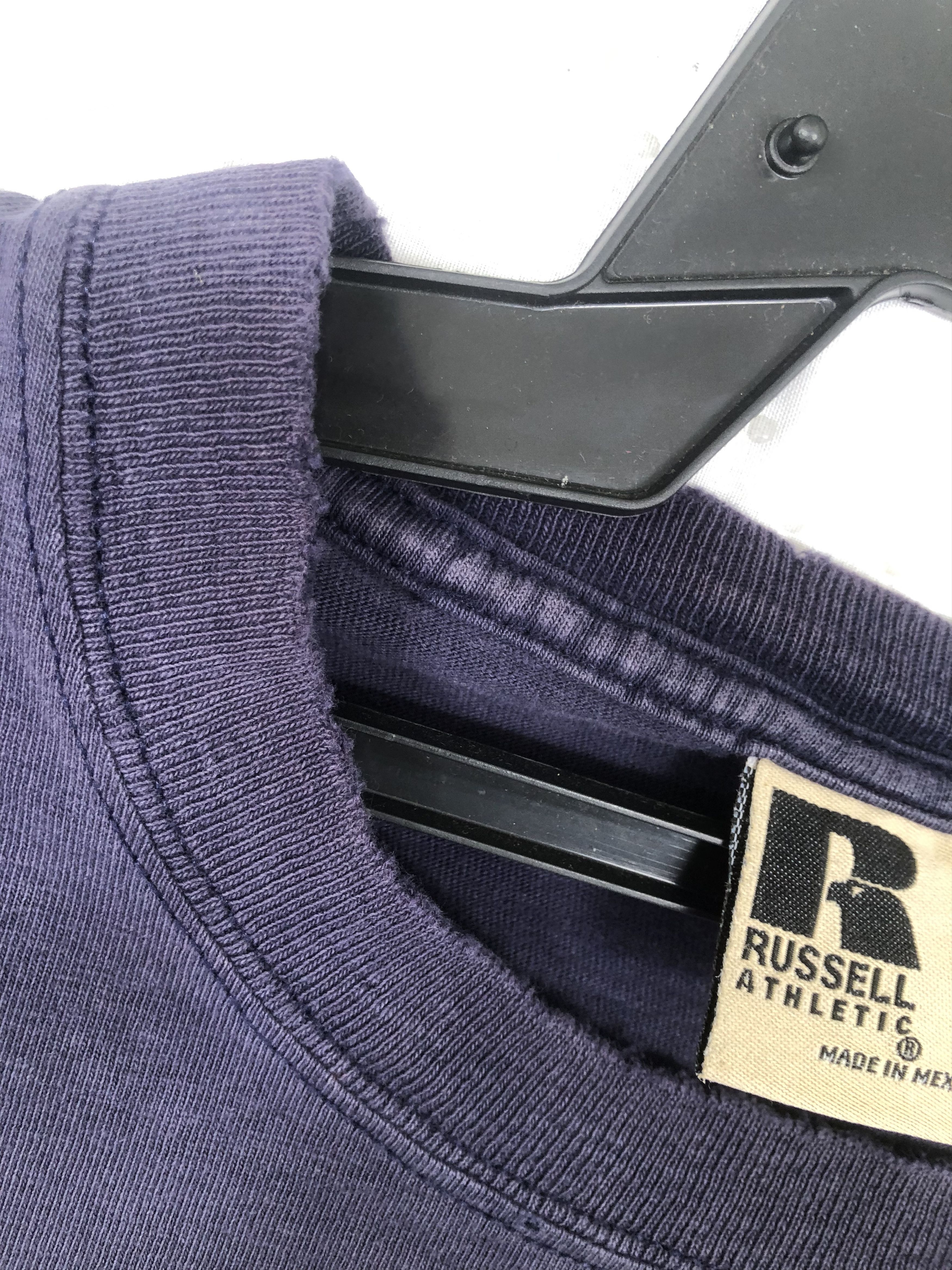 Russell Athletic Vintage RUSSELL ATHLETIC Sunfaded Pocket Tee Size US XXL / EU 58 / 5 - 6 Thumbnail