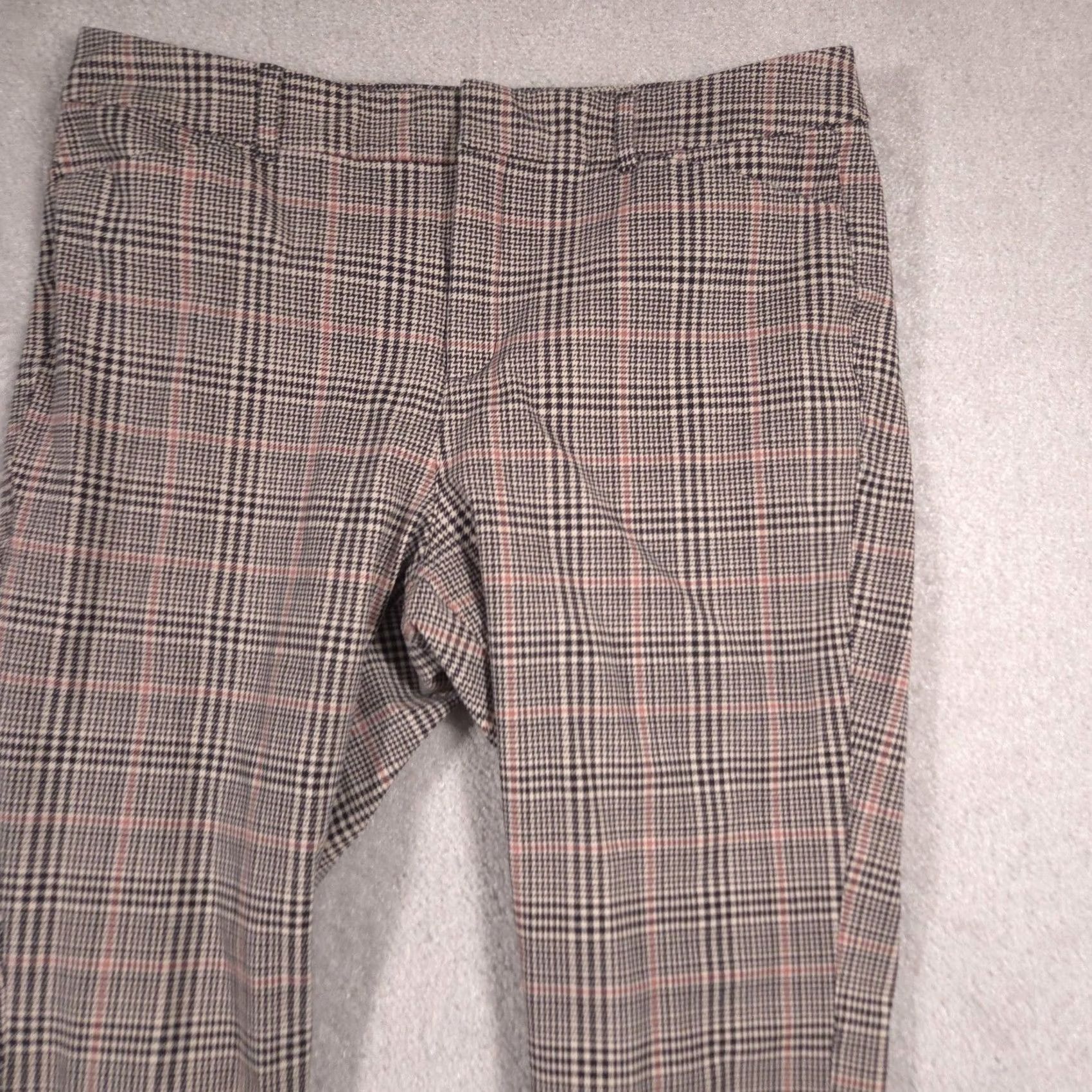 Old Navy Old Navy Pants Womens 16 Multicolor Plaid High Rise Pixie Ankle Slim Stretch Pants Size 38" / US 16 / IT 52 - 3 Thumbnail