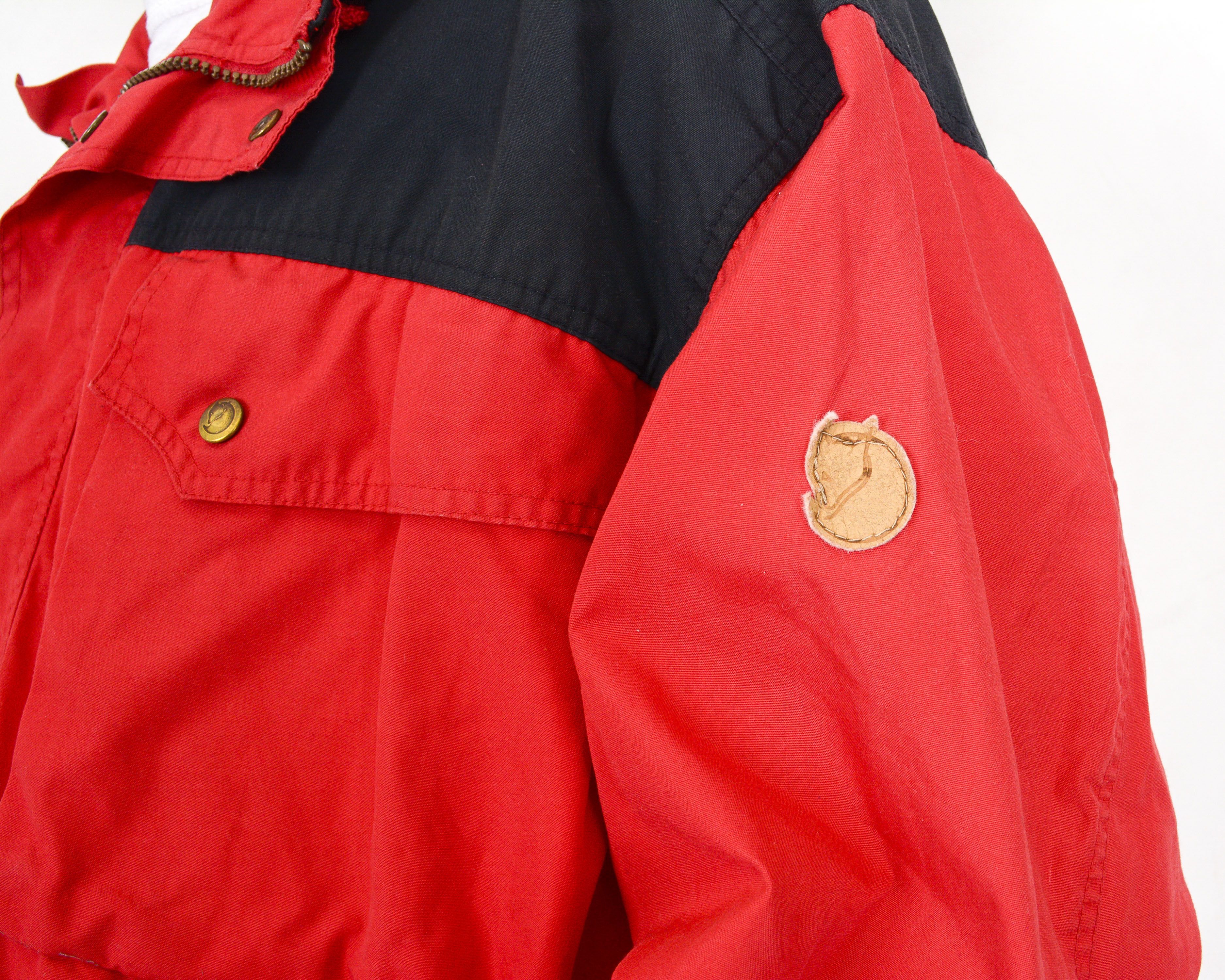 Fjallraven Vintage Men's L Jacket Rain Coat Hidden Hood Parka Size US L / EU 52-54 / 3 - 3 Thumbnail