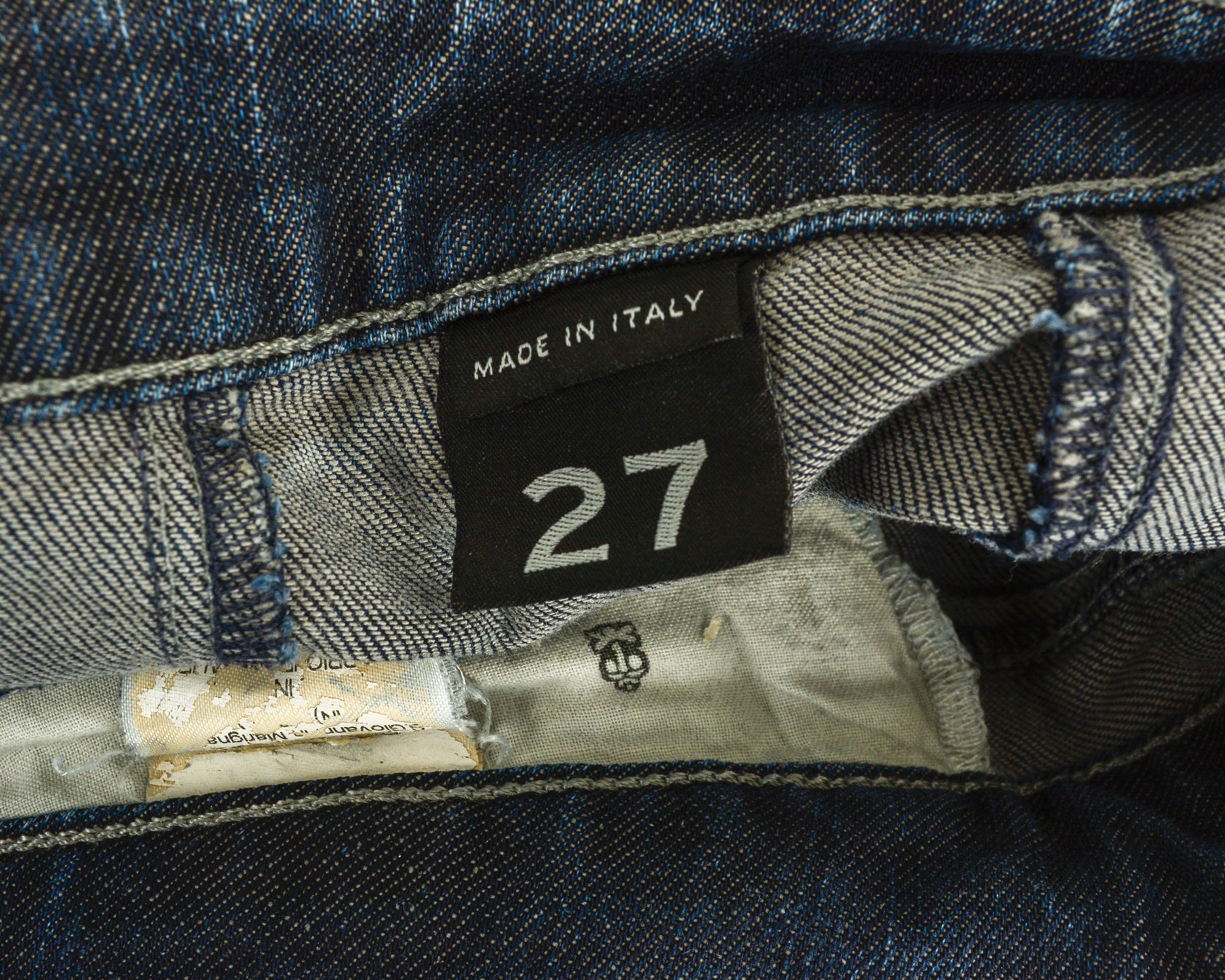 Marithe + Francois Girbaud Women W27 L30 Slim Fit Jeans Denim Pants Trousers Blue Size 27" / US 4 / IT 40 - 5 Thumbnail