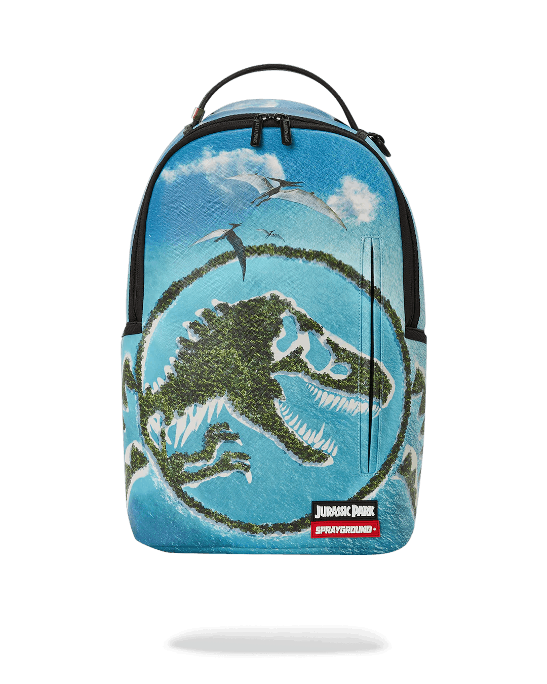 image of Sprayground Jurassic Island Dlxv Backpack in Blue, Men's