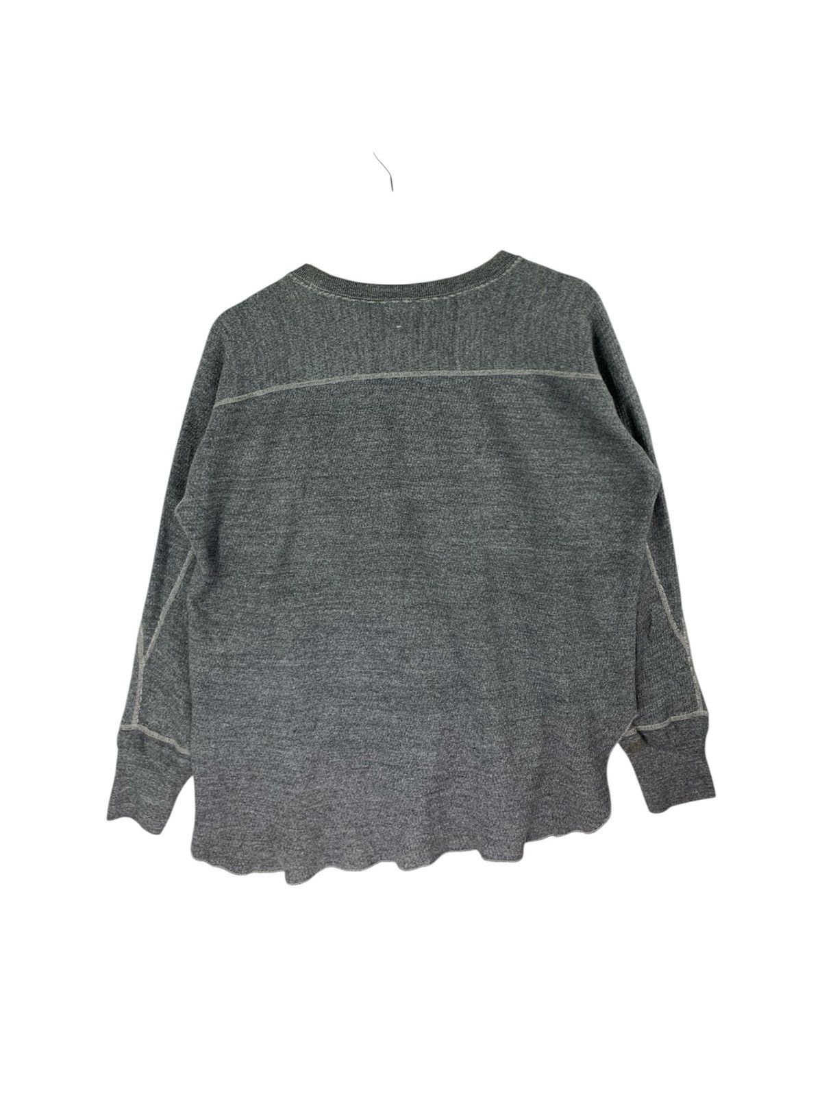 Japanese Brand Filo Melange Sweater Gray Colour Plain Design Size US M / EU 48-50 / 2 - 5 Thumbnail
