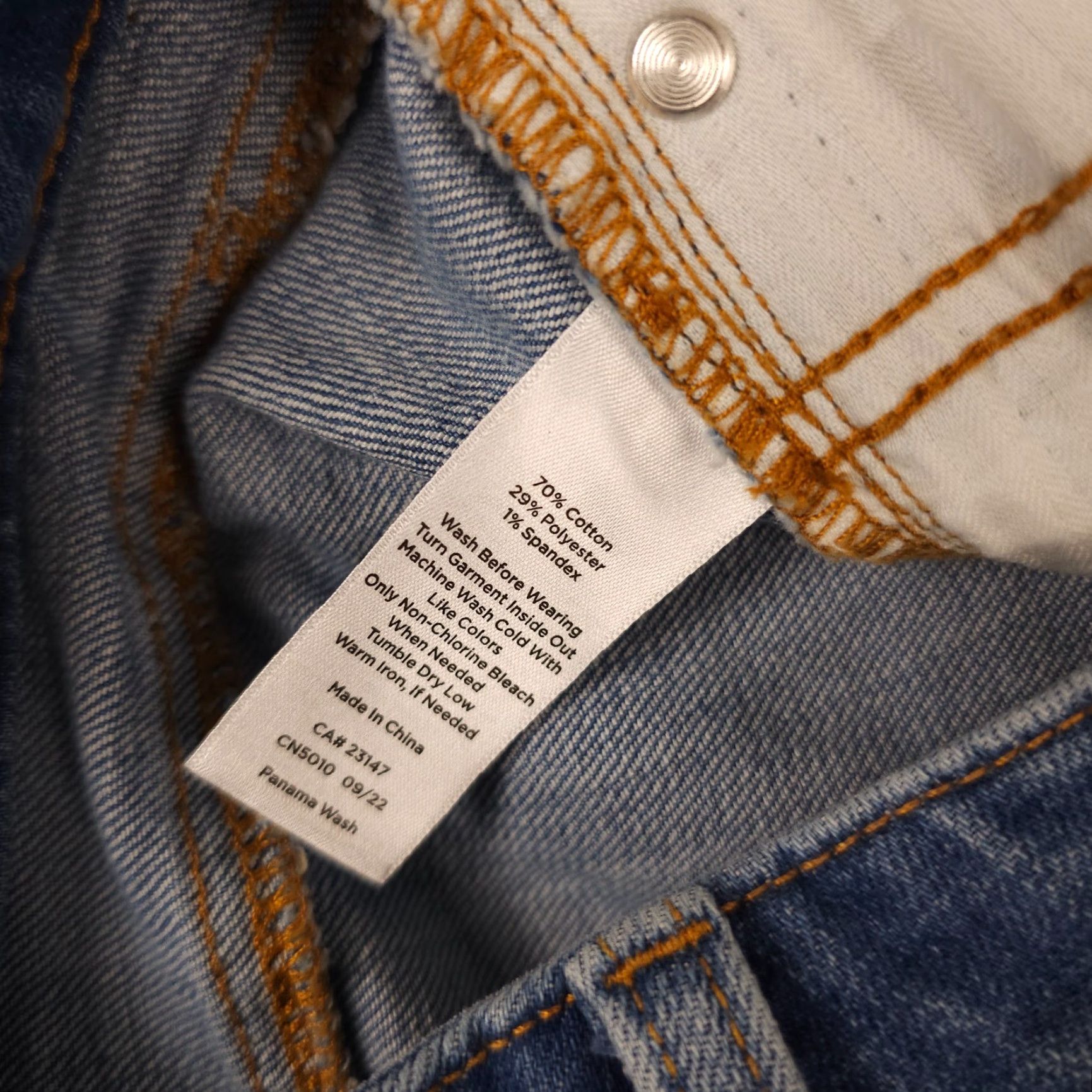 Talbots Talbots Jeans Womens 18 Plus Blue Slim Ankle Stretch Side Striped Hemmed Size 40" / US 18 - 5 Thumbnail