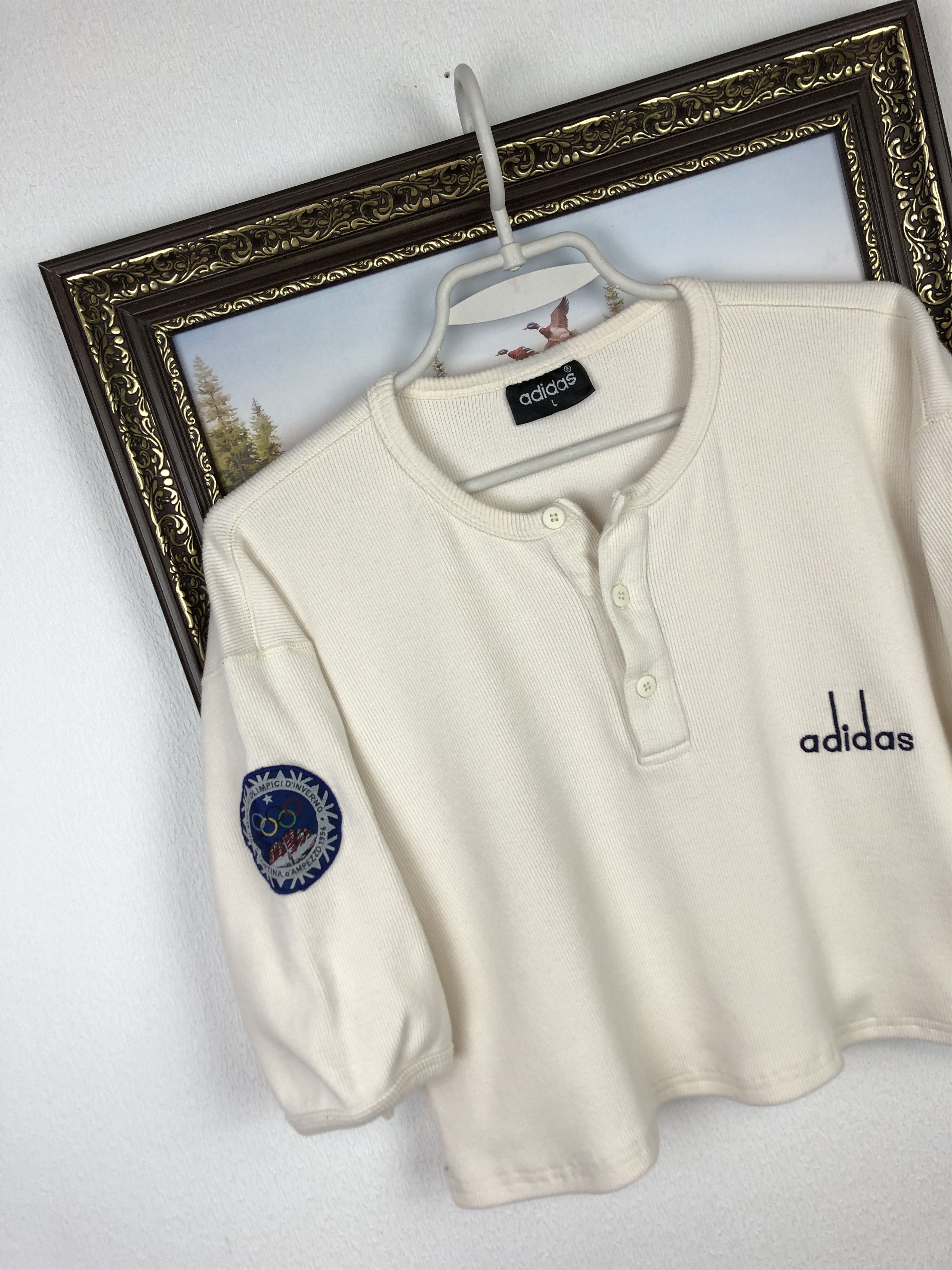 Adidas Vintage Adidas Italy Winter Olympic Games Women Top Vest Size L / US 10 / IT 46 - 3 Thumbnail