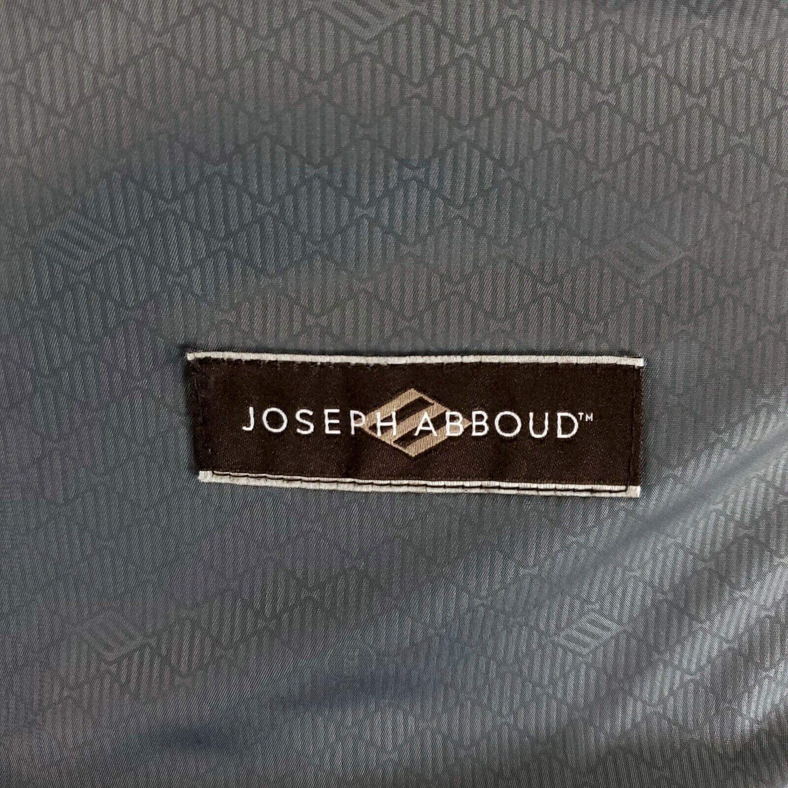 Joseph Abboud Joseph Abboud Wool Polyester 2 Button Blazer 42R Blue Herrin Size 42R - 7 Thumbnail