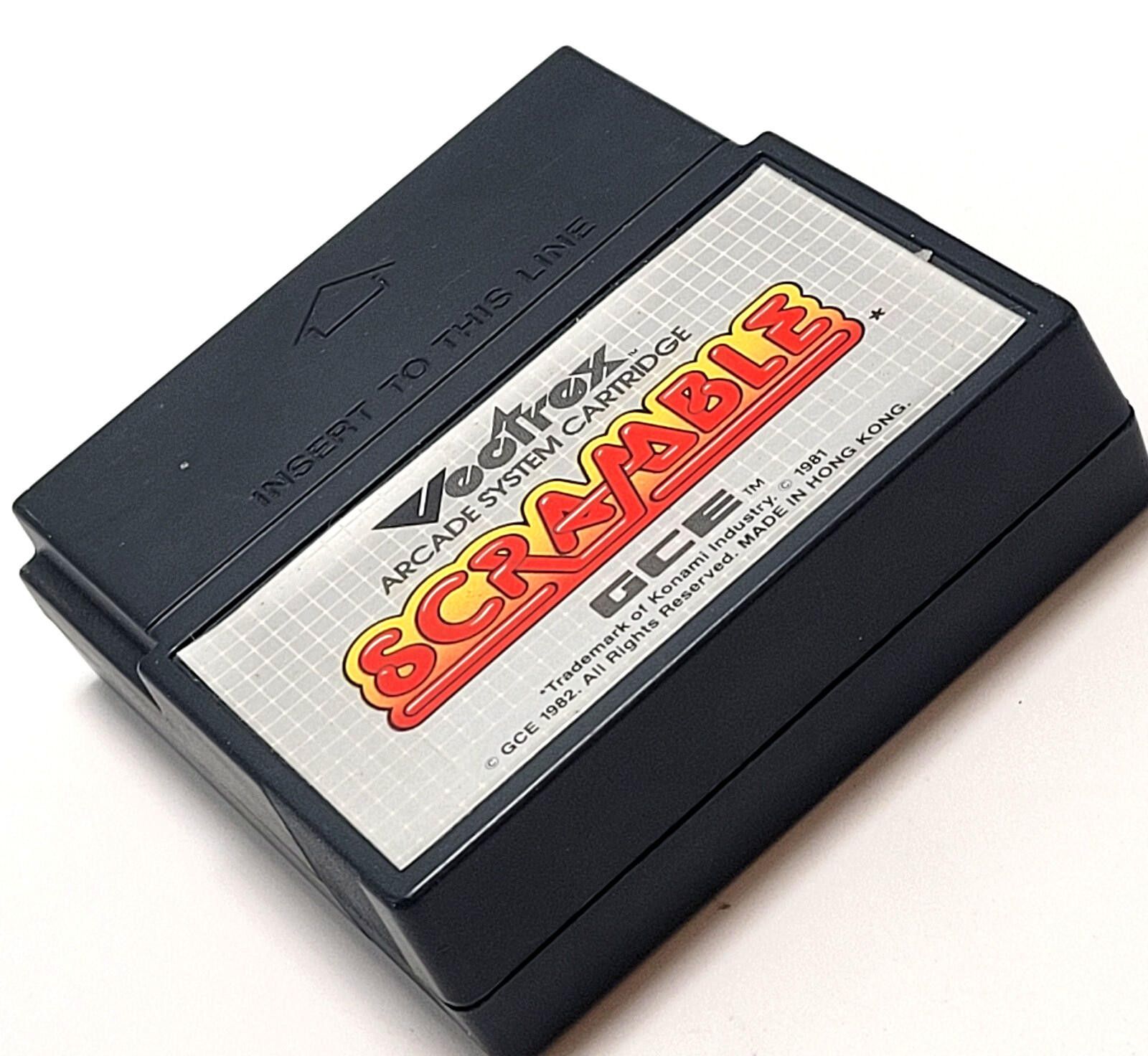 Other Vectrex Scramble GCE Game Cartridge + Overlay Size ONE SIZE - 6 Thumbnail