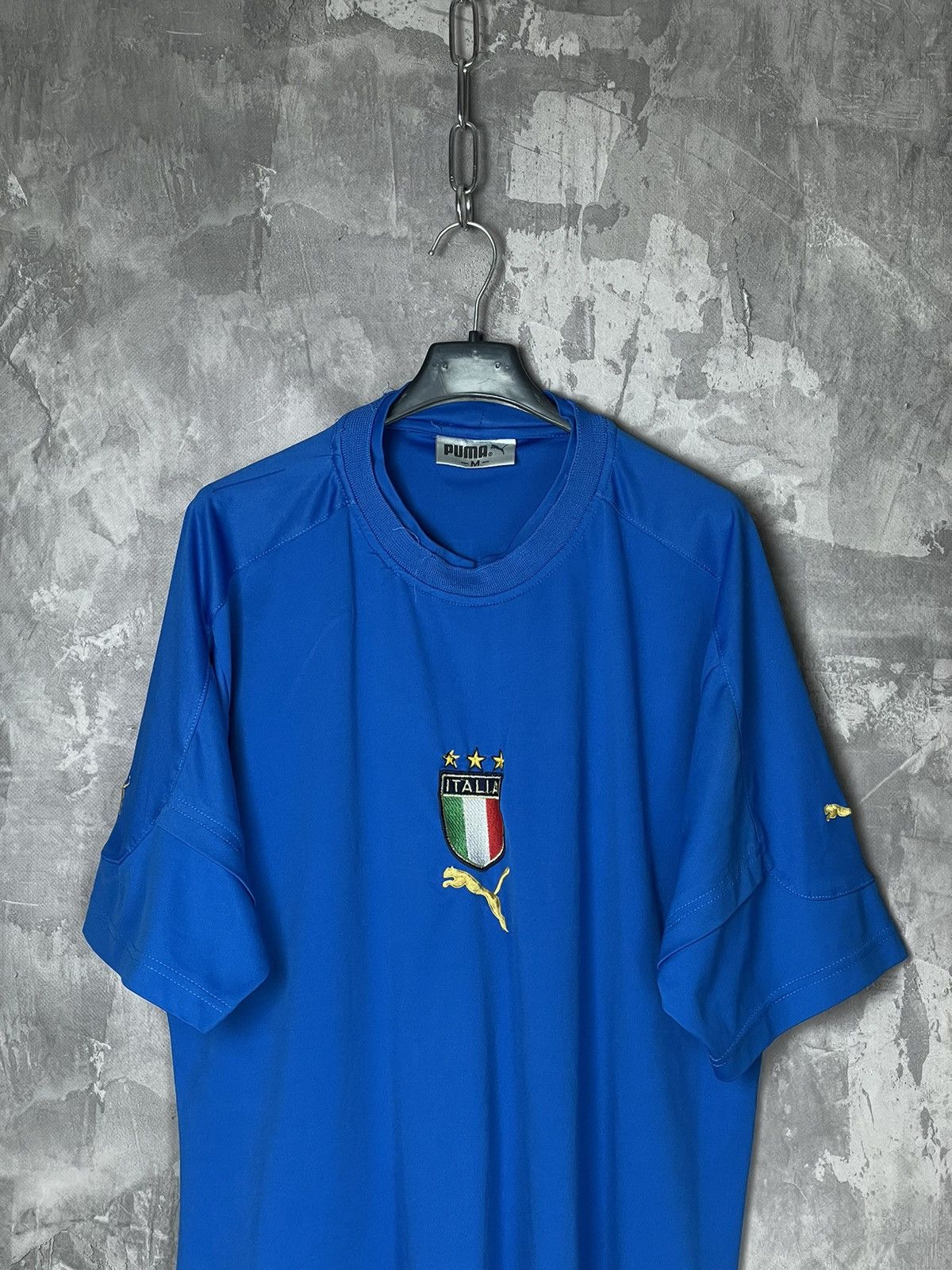 Puma Puma Italy Franchesco Totti Home Vintage 90s Soccer Jersey Size US L / EU 52-54 / 3 - 3 Thumbnail
