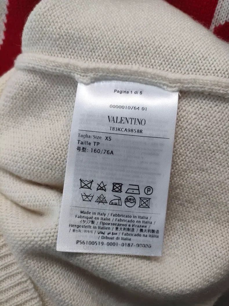 Valentino Valentino White colour-blocked knitwear Size XXS / US 00 / IT 34 - 5 Thumbnail