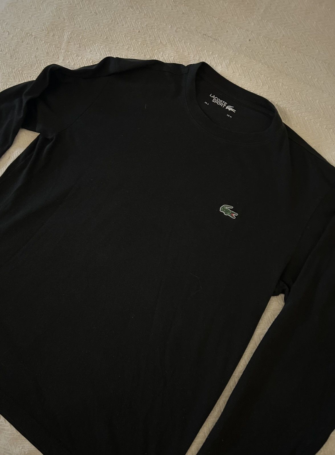 Lacoste Lacoste Langarmshirt – Schwarz – Größe M Size US M / EU 48-50 / 2 - 1 Thumbnail