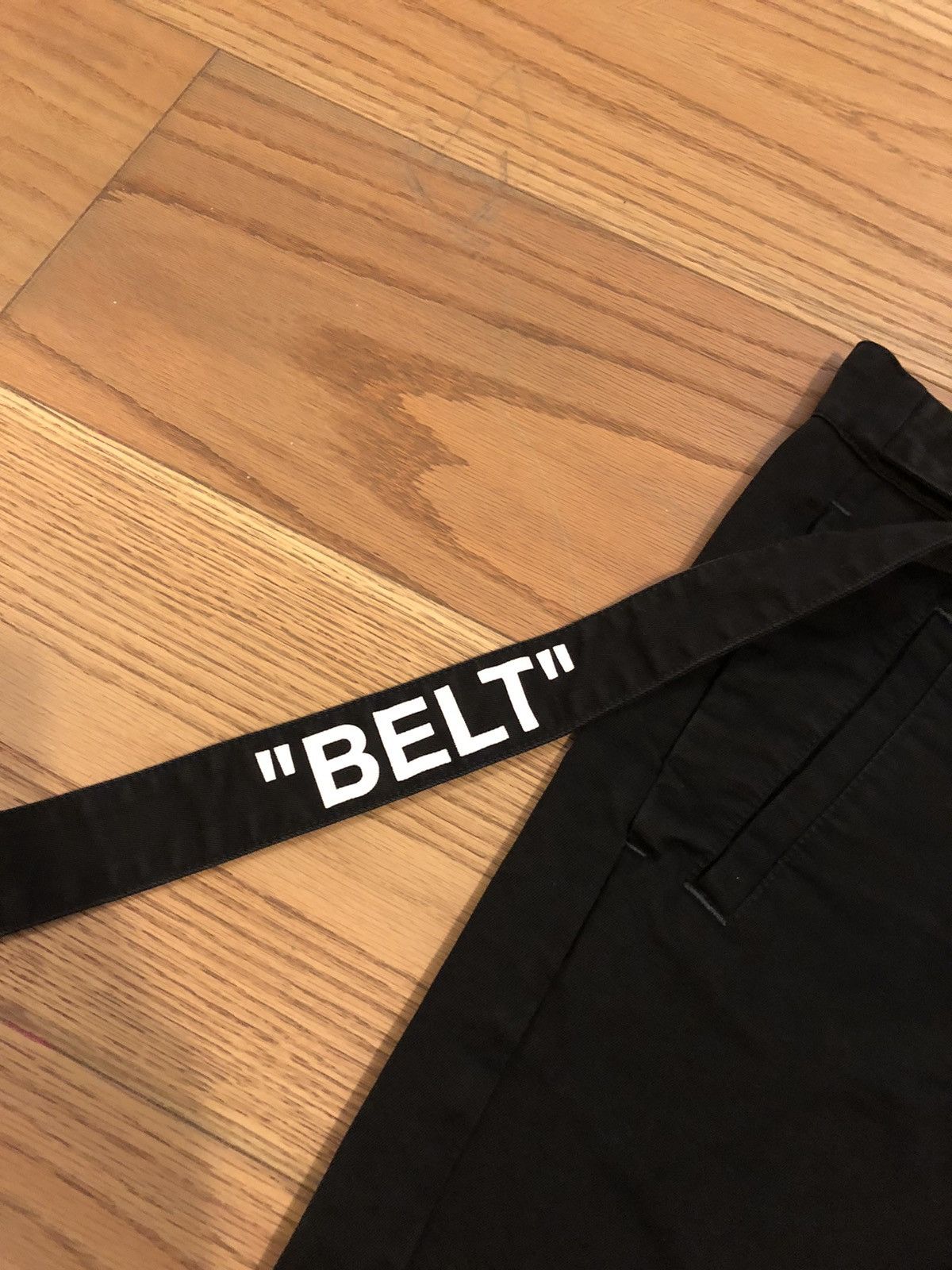 Off-White Off-White Belted Tapered Jeans 33 Size Size US 33 - 3 Thumbnail