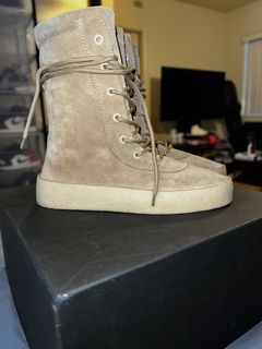 DS Yeezy Season 2 Crepe Boot Size 9 US EUR Luxury Taupe Suede