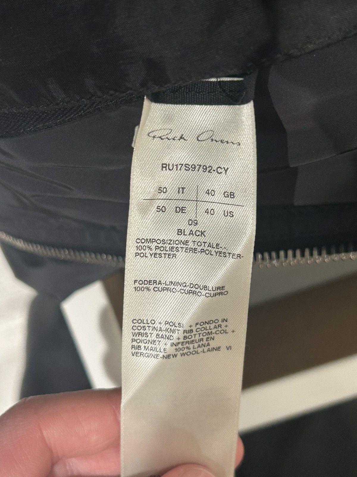 Rick Owens Rick owens SS17 WALRUS bomber Size US M / EU 48-50 / 2 - 3 Thumbnail