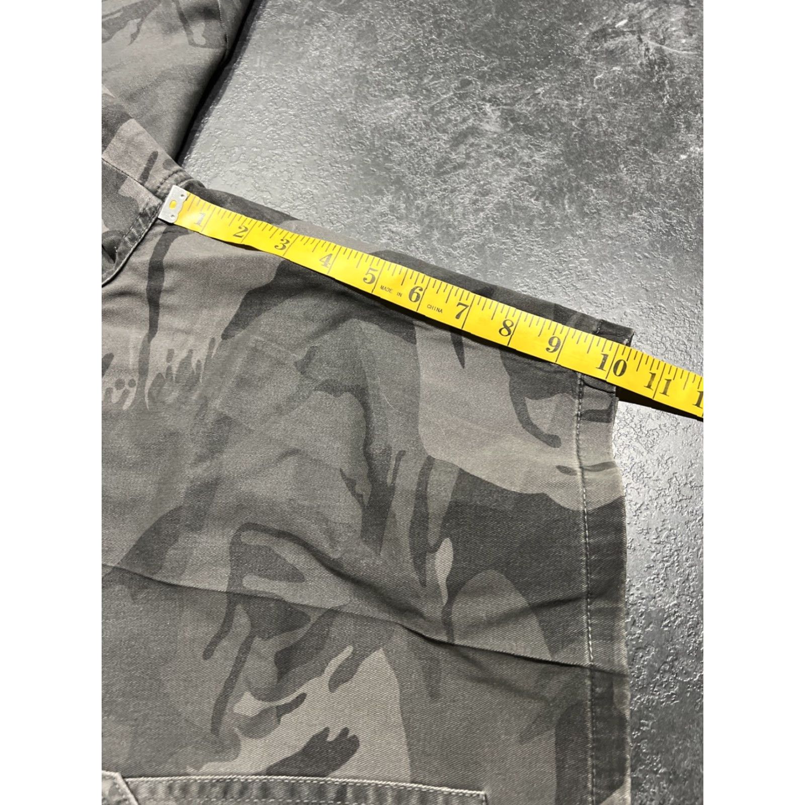Wrangler VINTAGE Wrangler Cargo Shorts Men Size 36 Camouflage Cotton Gray Men's Size US 36 / EU 52 - 7 Thumbnail