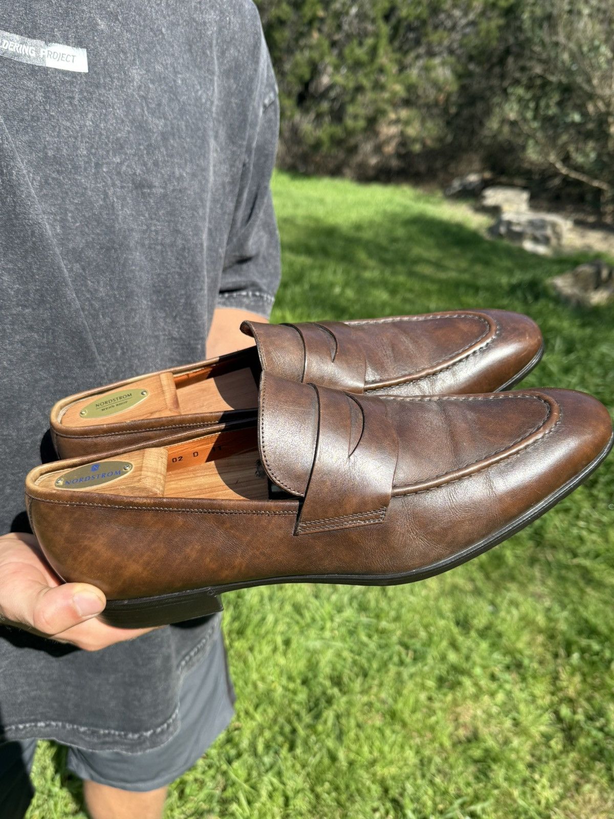 Santoni Santoni - Designer Italian Fashion: Leather Dress Shoes Size US 11 / EU 44 - 3 Thumbnail