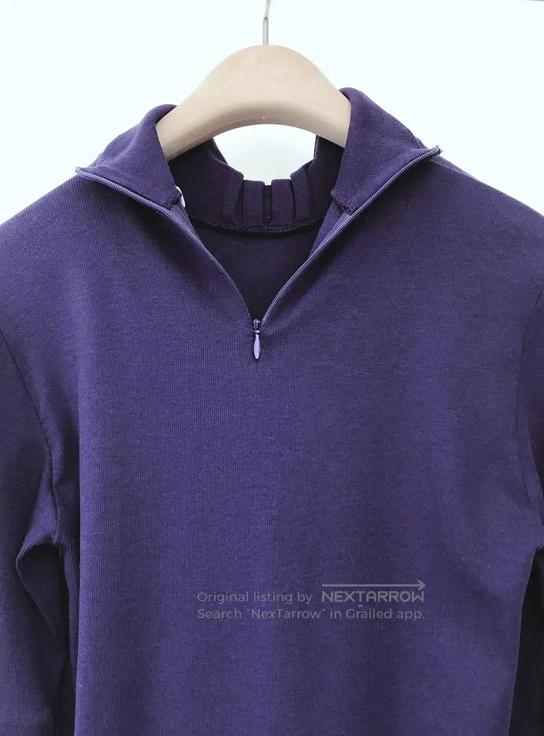 Brunello Cucinelli Brunello Cucinelli Beaded Collar Bud Neck T-Shirt Size L / US 10 / IT 46 - 6 Thumbnail