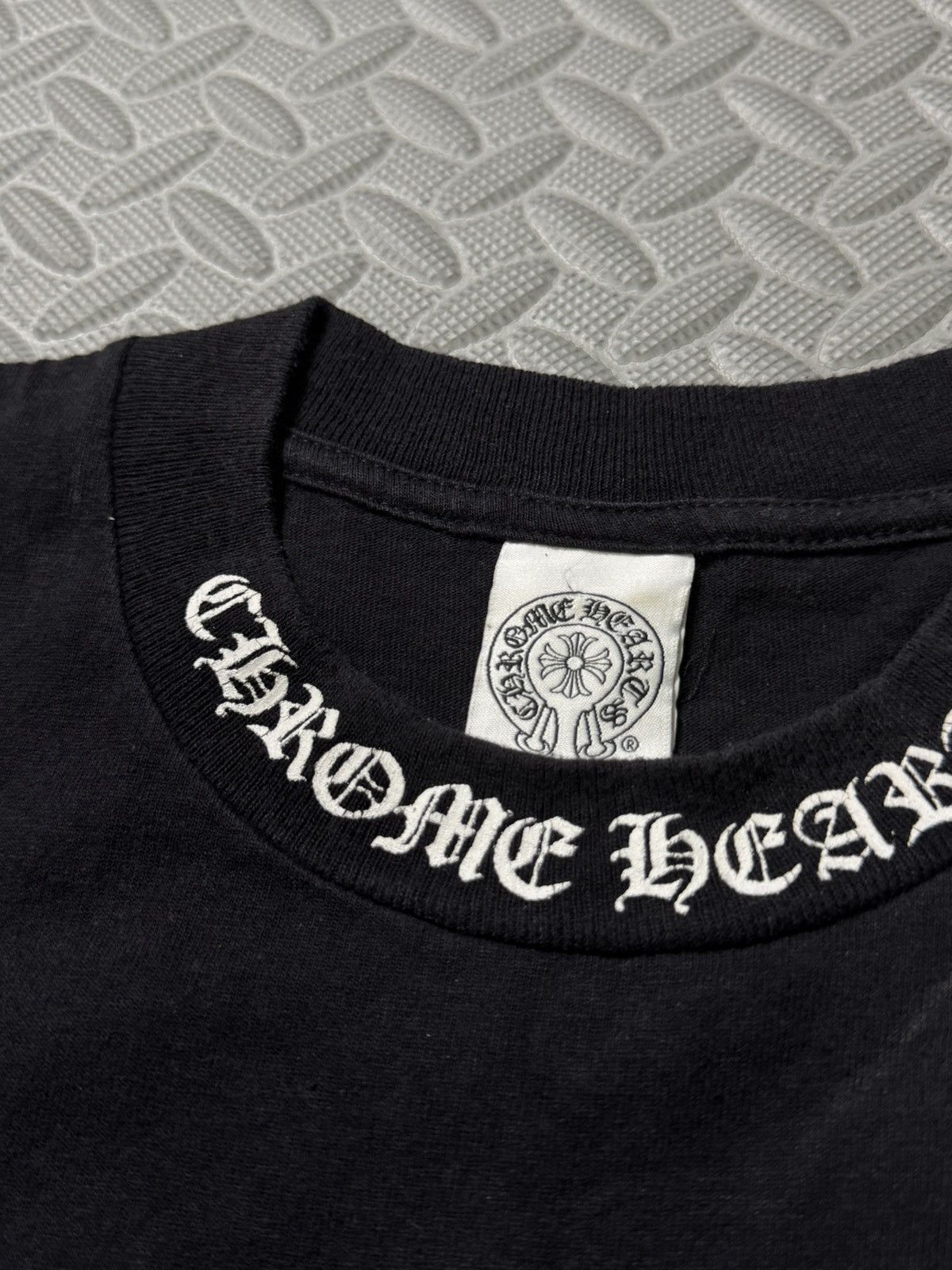 Chrome Hearts VERY RARE! DOUBLE CROSS 90s NECK SCRIPT Size US S / EU 44-46 / 1 - 10 Thumbnail
