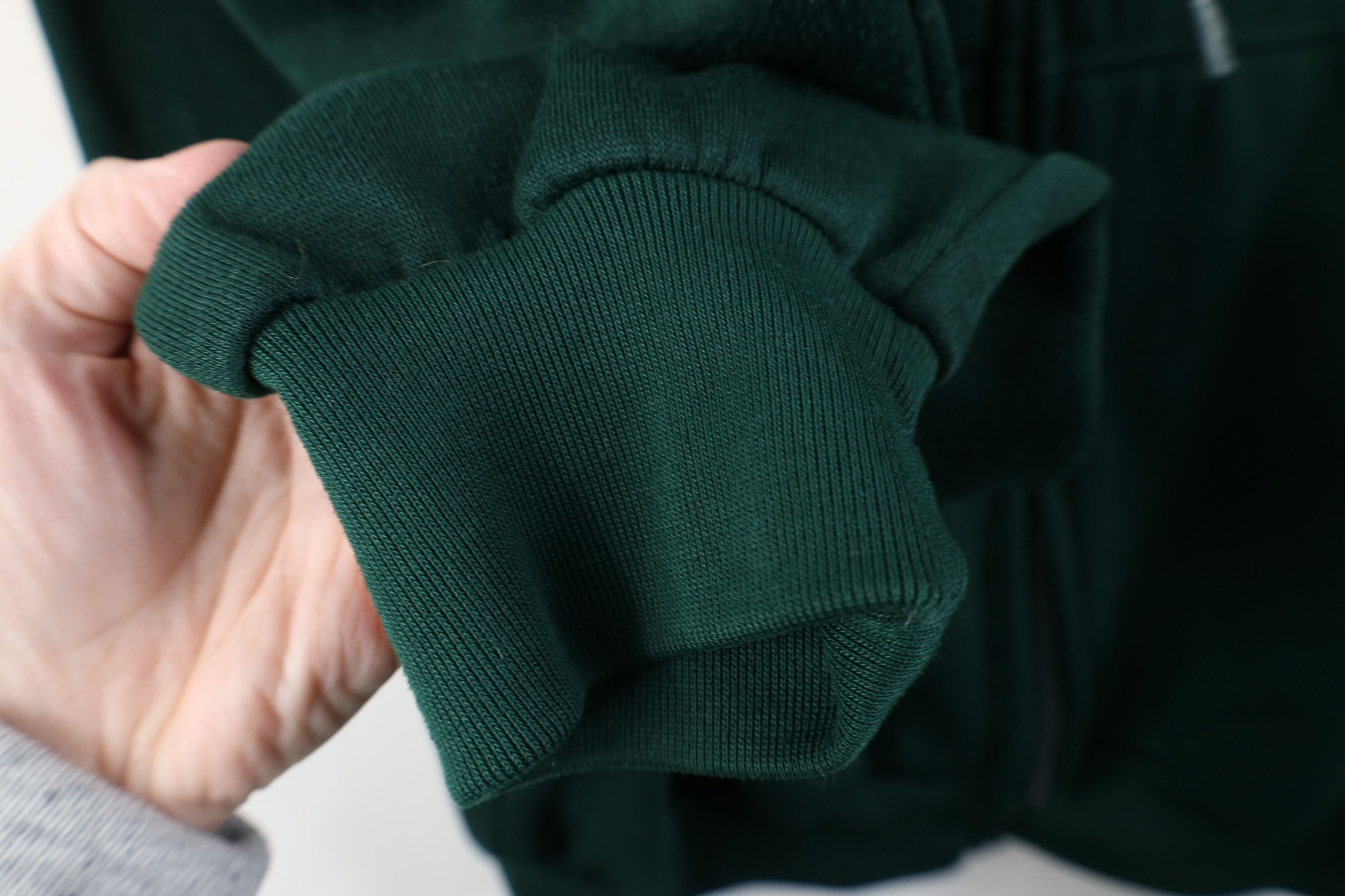 Vintage Vintage 90s Streetwear Hoodie Sweatshirt Hunter Green Size US XL / EU 56 / 4 - 7 Thumbnail