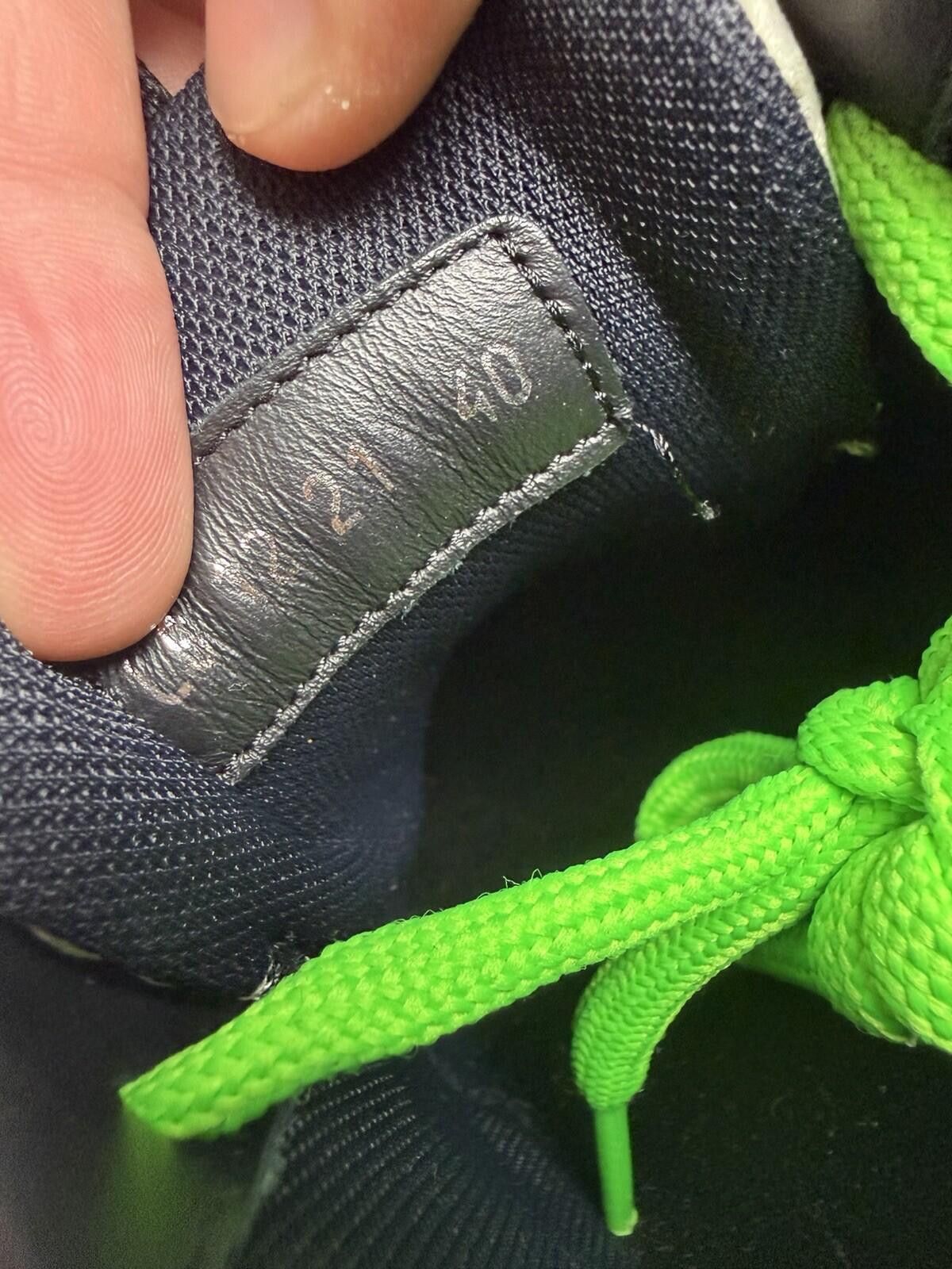 Dior Dior B22 Sneakers Olive Green Neon Mesh Trainers Men’s EU 40 Size US 7 / EU 40 - 6 Thumbnail