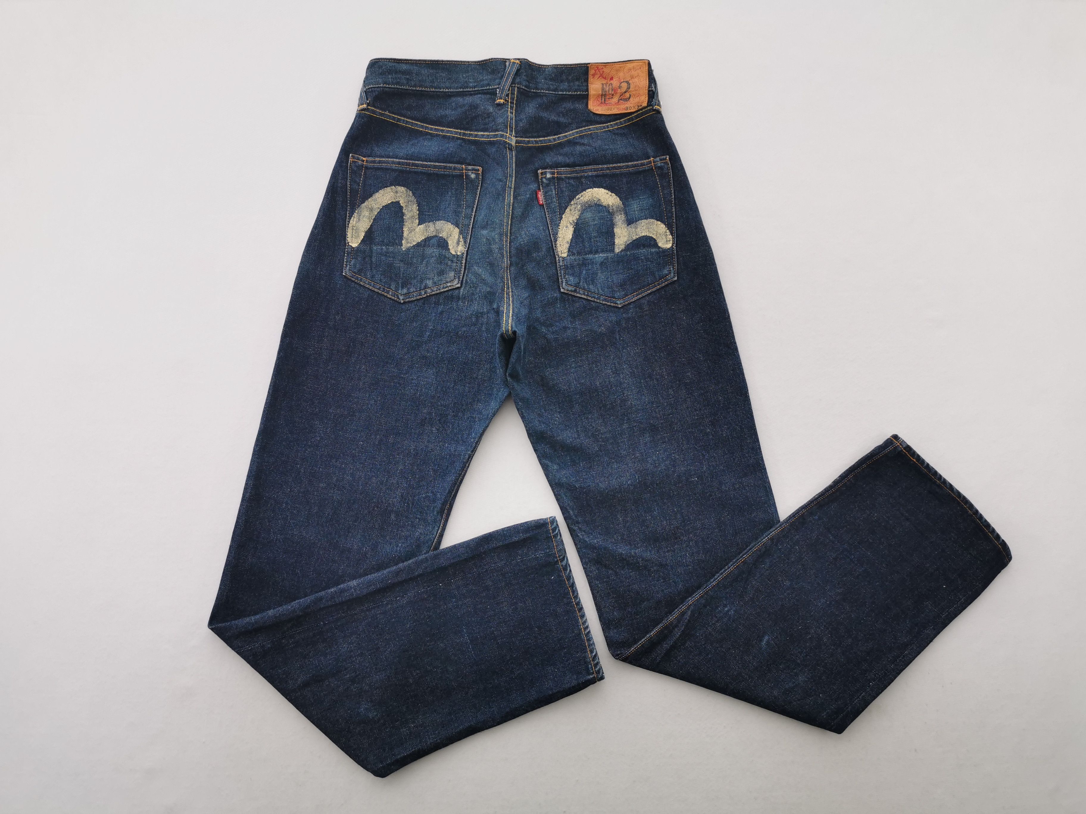 Japanese Brand Vintage 90s Evis Lot 2601 Selvedge Seagull Denim Size 29 Size US 29 - 6 Thumbnail