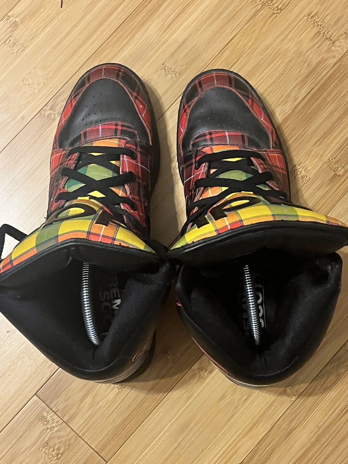 Adidas Adidas Jeremy Scott plaid Size US 11 / EU 44 - 4 Thumbnail