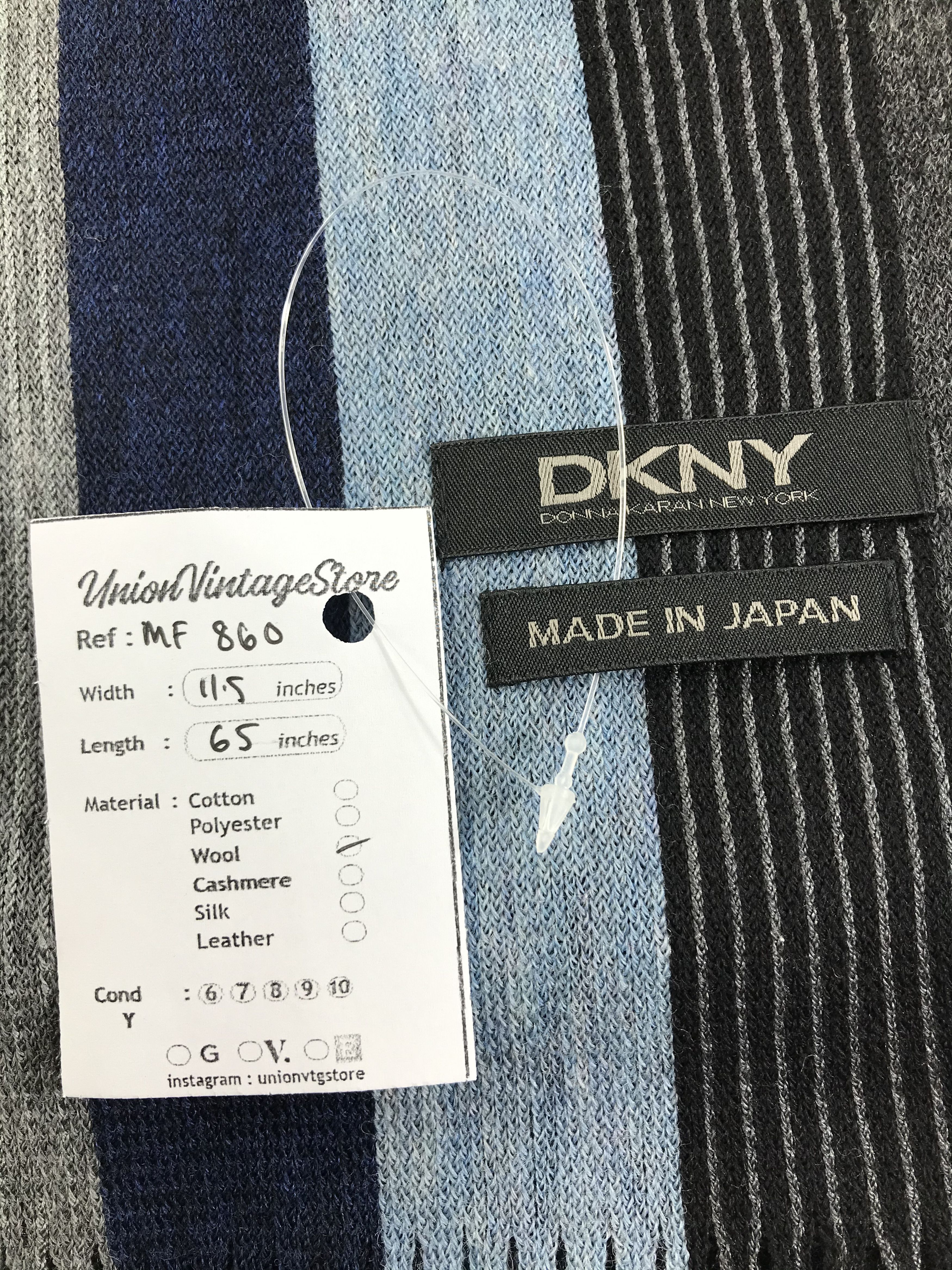 DKNY Vintage DKNY Scarf/Muffler/Neckwear MF860 Size ONE SIZE - 6 Thumbnail